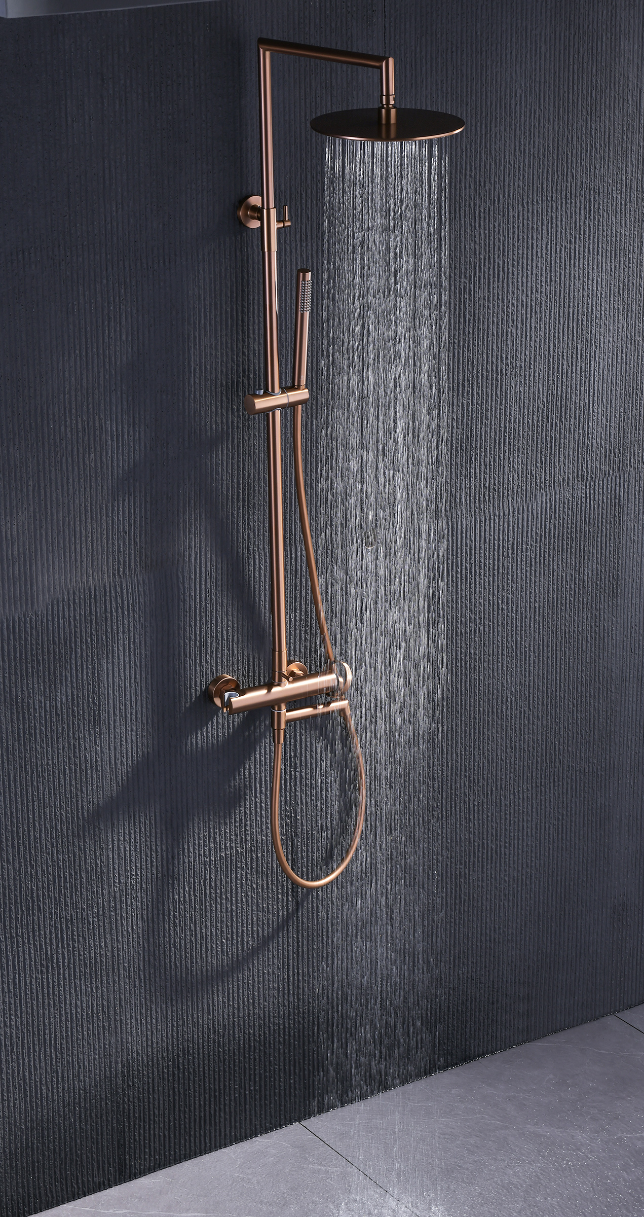 19162-R Душевая система (Роз. Золото) GANZER (5/1шт)