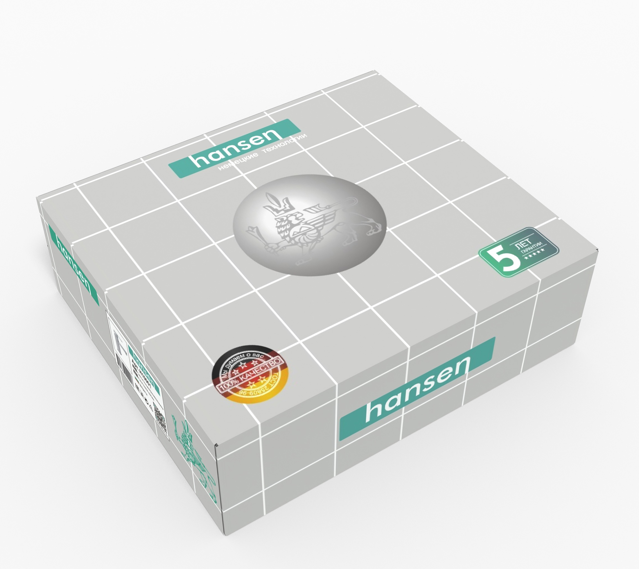 10009 Смеситель для умывальника HANSEN  (10/1шт)