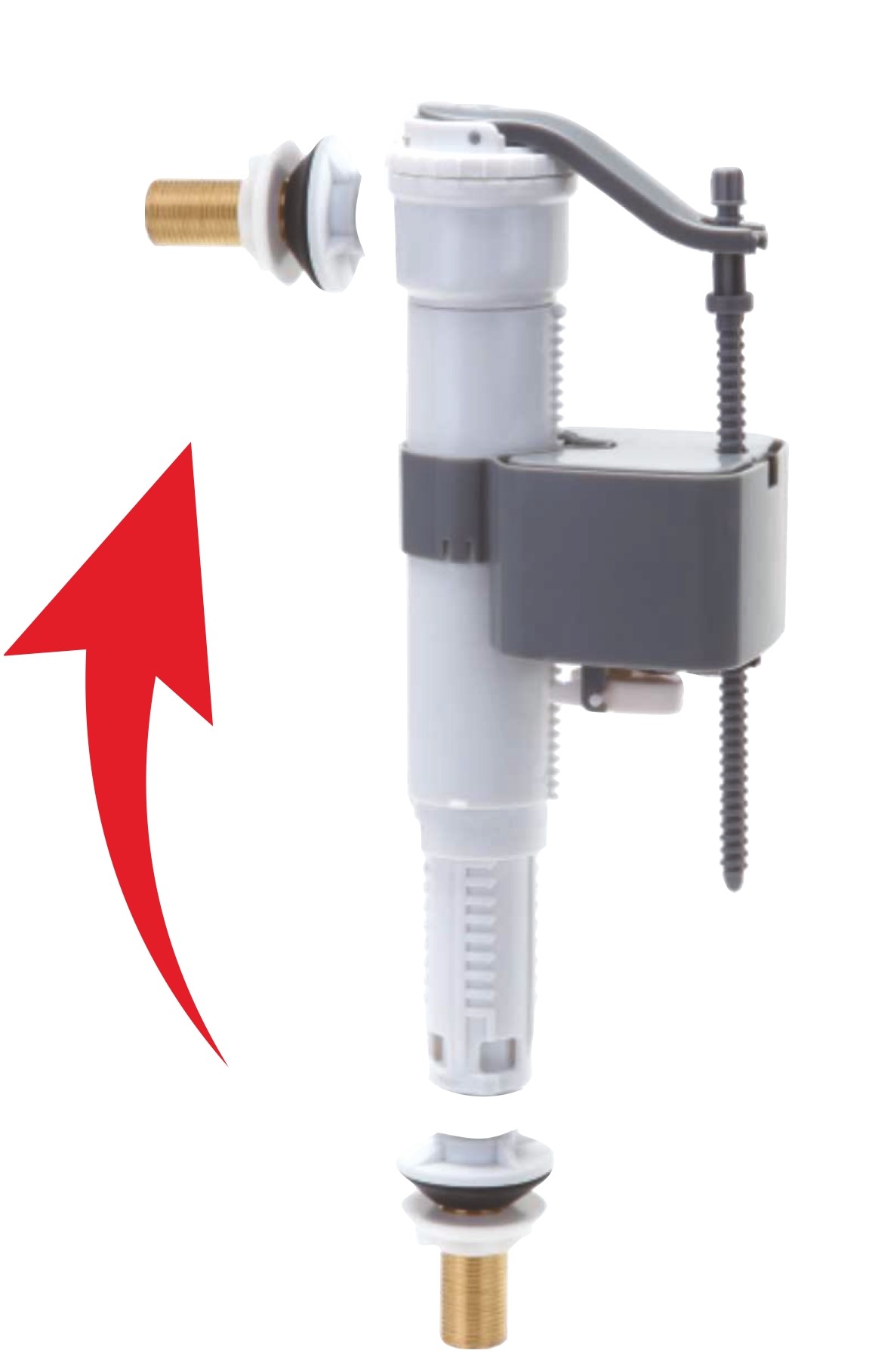 Клапан заливной для бачка (УНИВЕР.) GANZER (30/1шт)