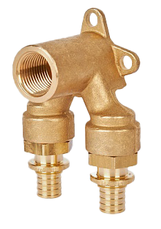 АКС. Проточный настенный уголок 20х1/2 вн.  VER-PRO  (45/1шт)