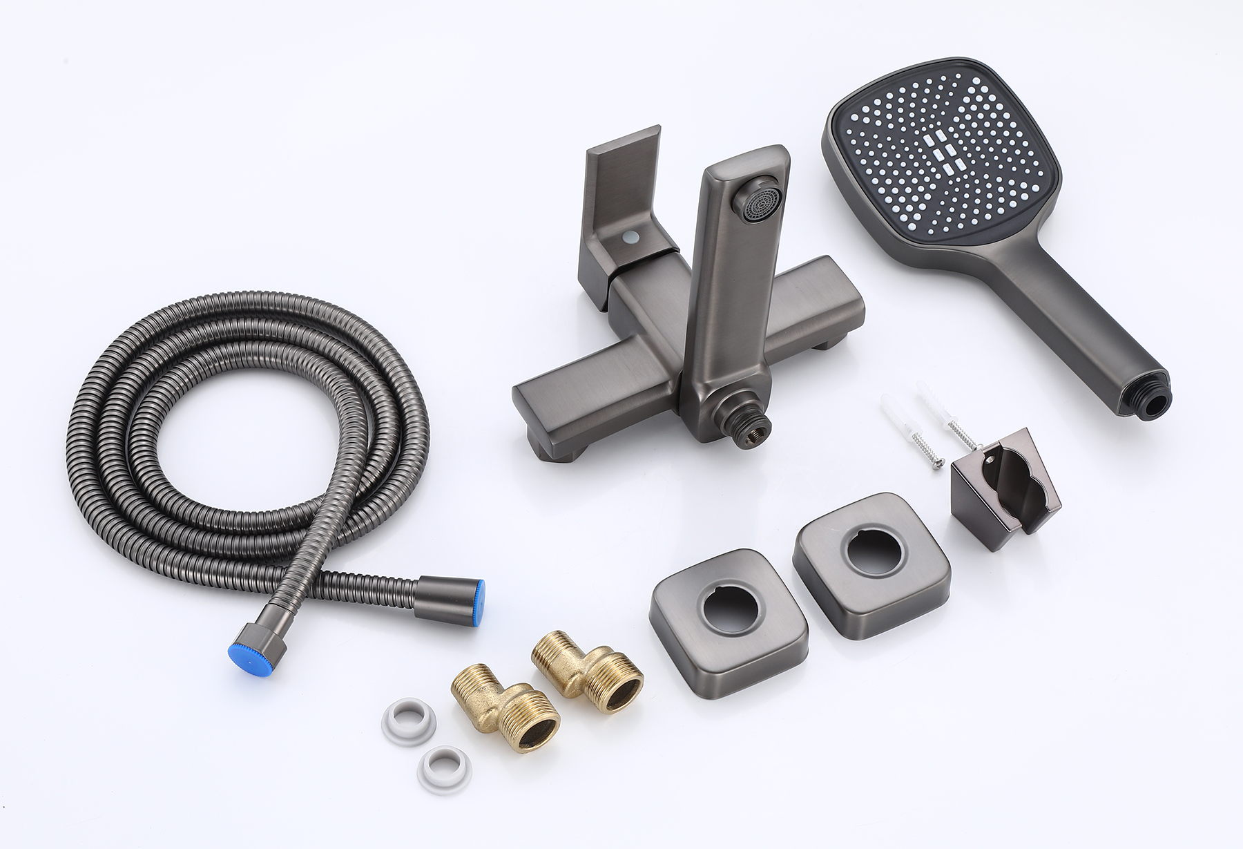 30010-P Смеситель для ванны (ГРАФИТ) HANSEN  (10/1шт)