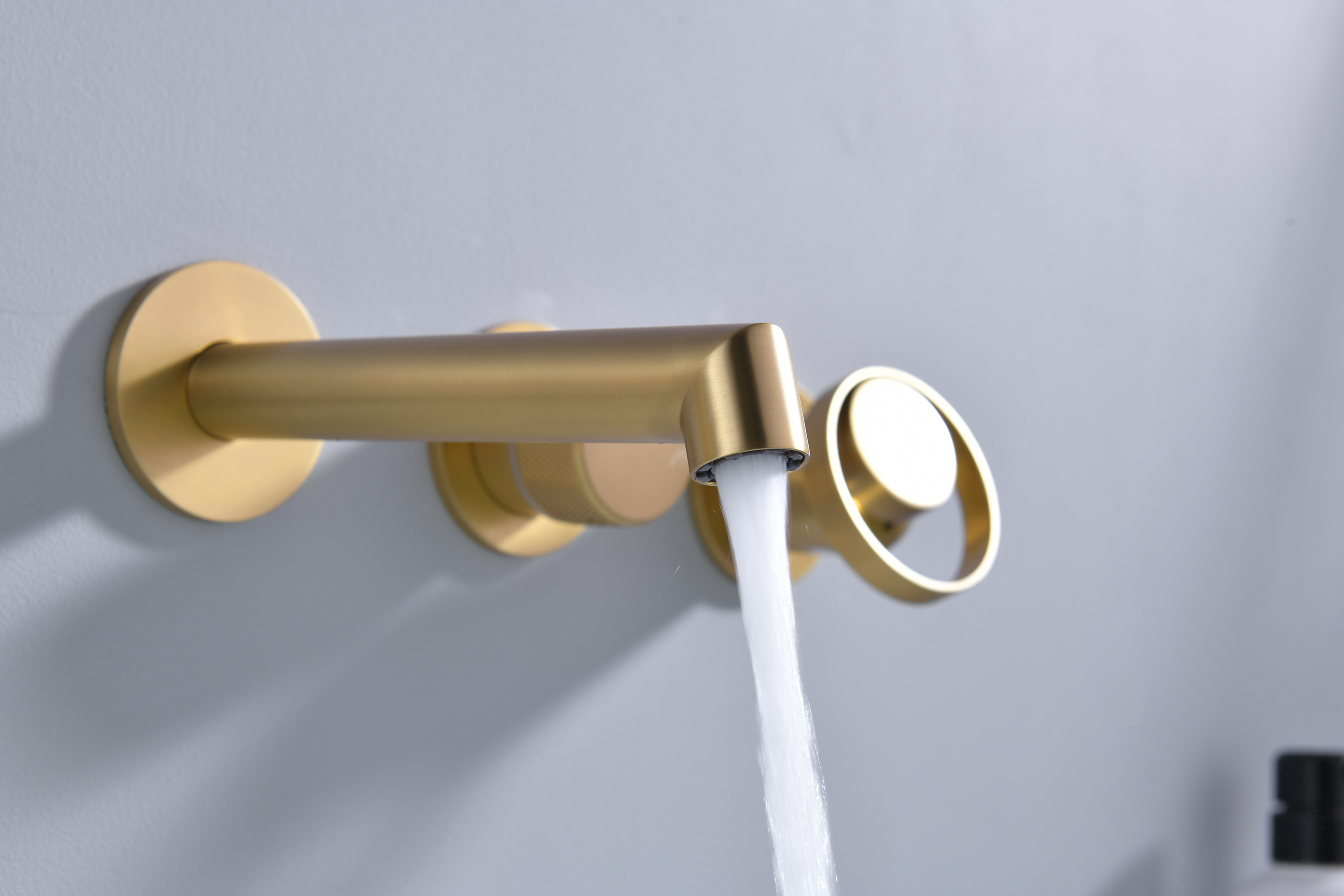 19134-S Встроенный смес. для ванны  (Мат. Золото) GANZER  (6/1шт)