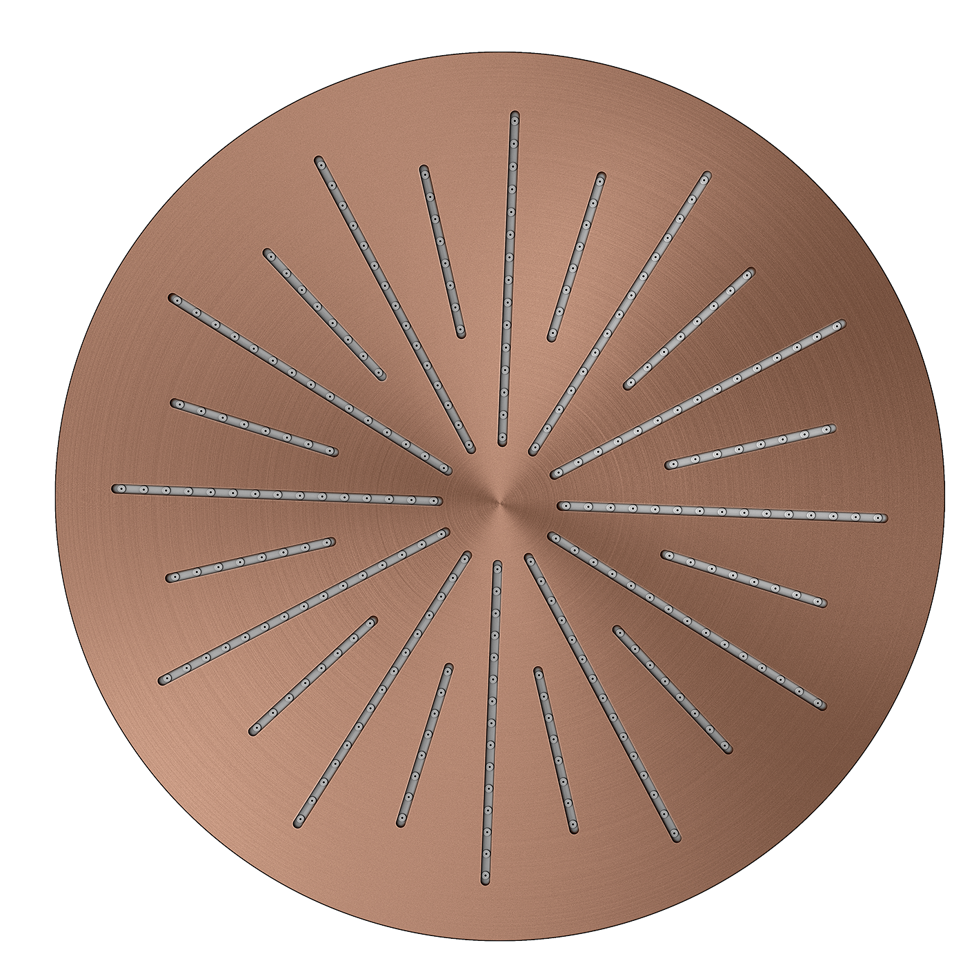 18430-R Тропическая лейка, круглая 32см (Роз. Золото)  GANZER  (6/1шт)