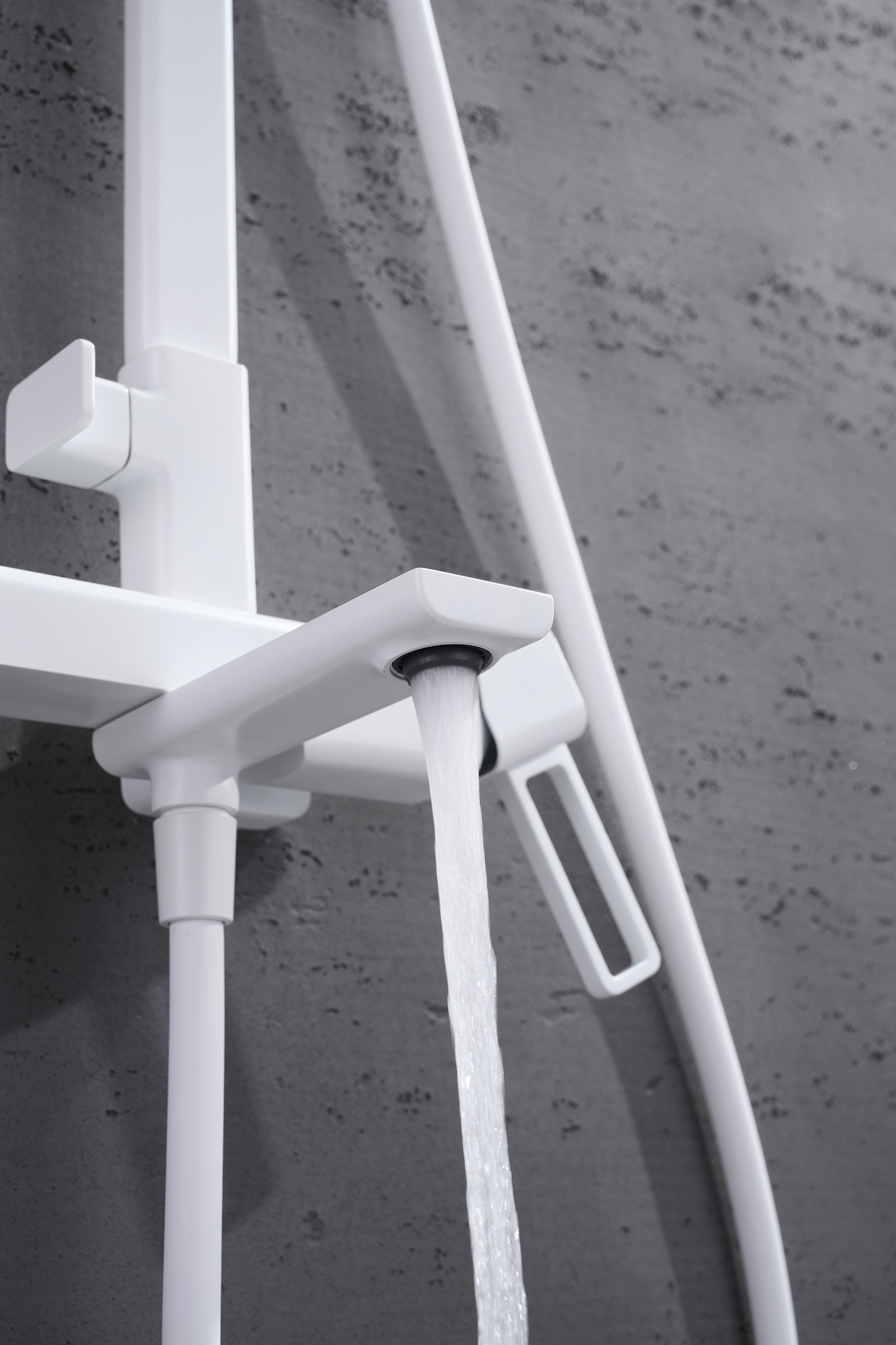 12163-F Душевая система (БЕЛЫЙ) GANZER (5/1шт)