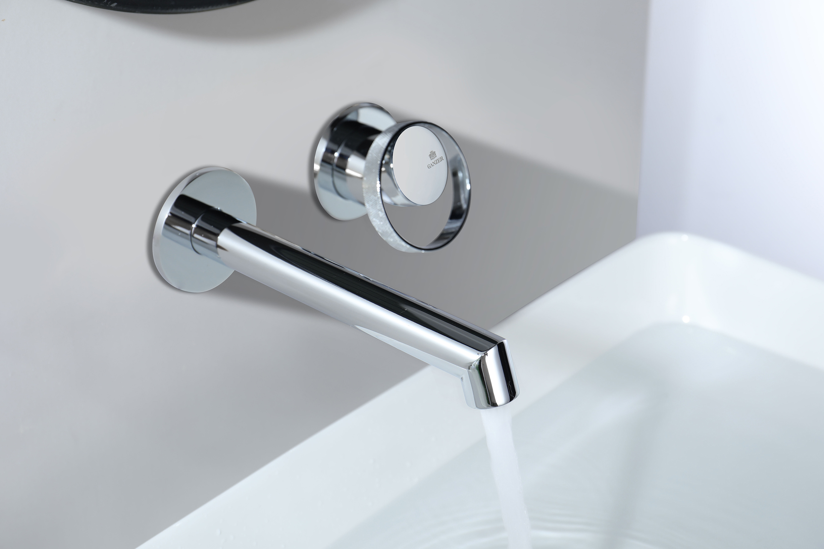 19144 Встроенный смес для рак. (ХРОМ) GANZER  (10/1шт)