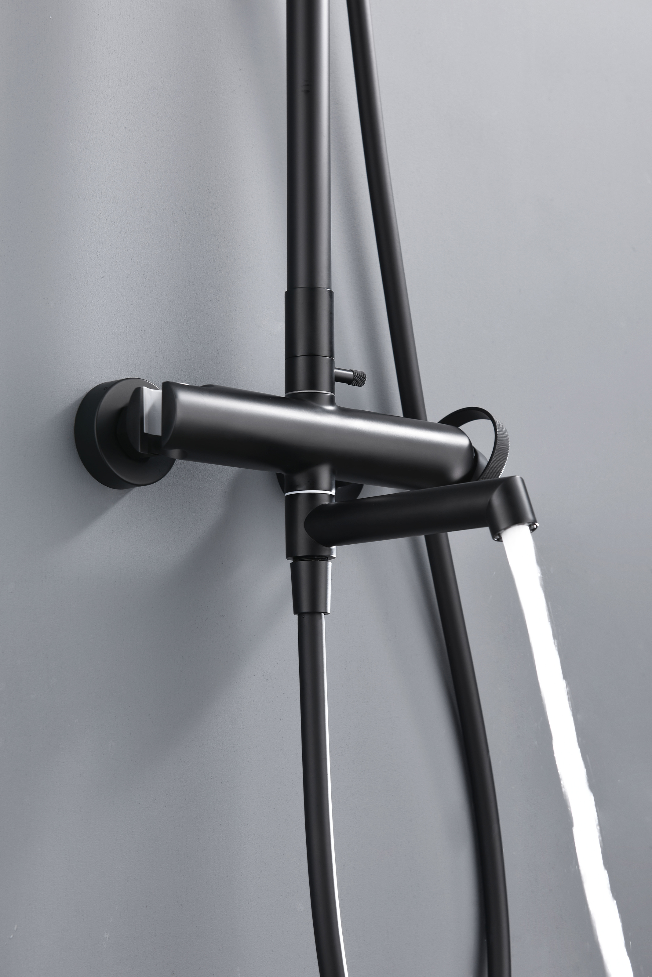 19162-C Душевая система (ЧЕРНЫЙ) GANZER (5/1шт)