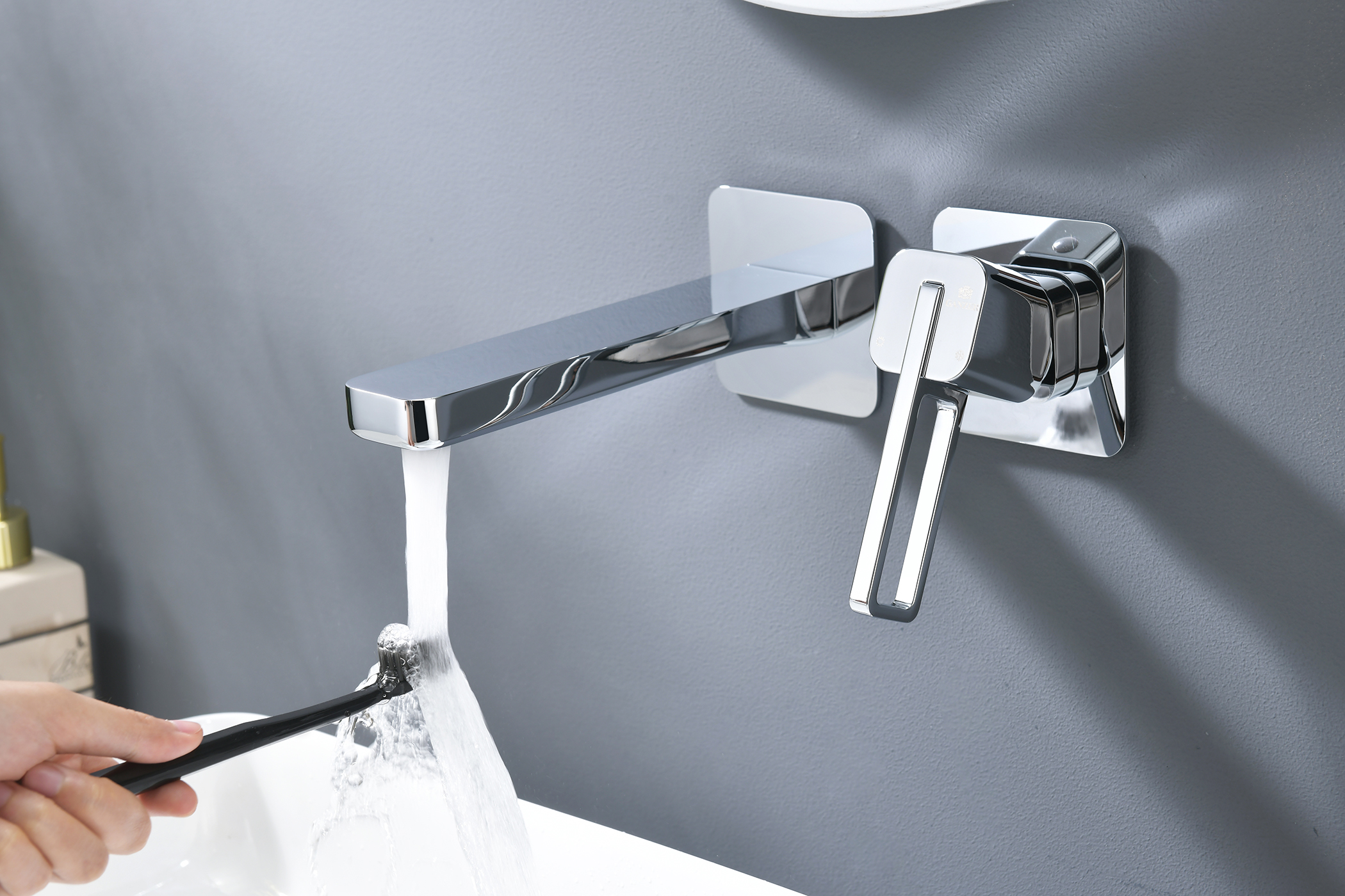 12144 Встроенный смес для рак. (ХРОМ) GANZER  (10/1шт)