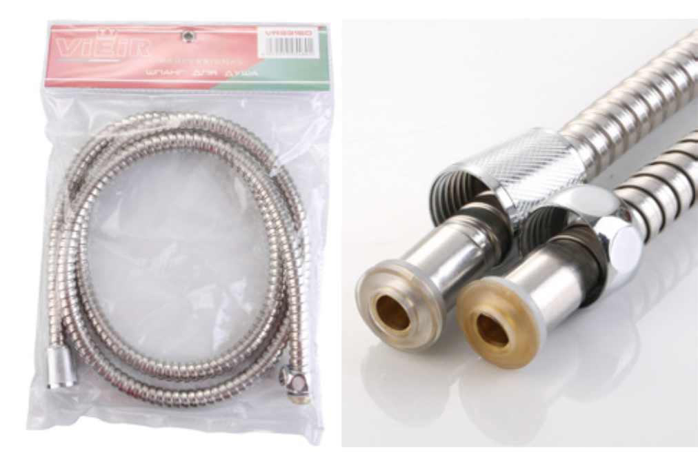 Шланг для душа 200см  (в пакете, без подч.) ViEiR  (50/1шт)