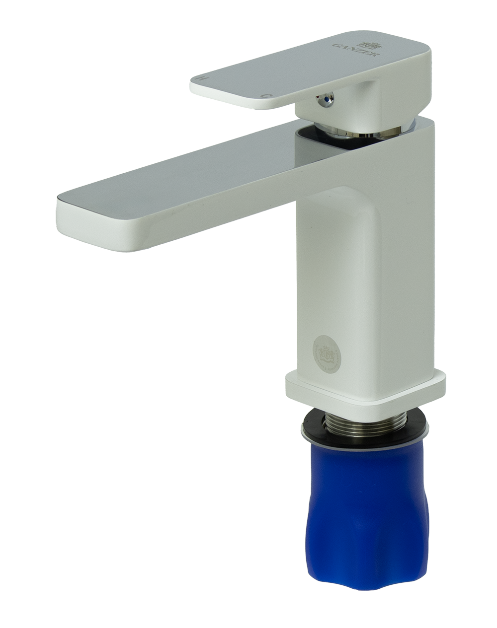 12014-F Смеситель для умывальника "GANZER"  (10/1шт)  Л/К