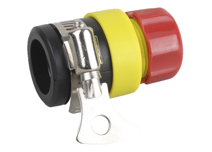 ГРИНДА Соединитель с хомутом 1/2   (20шт)