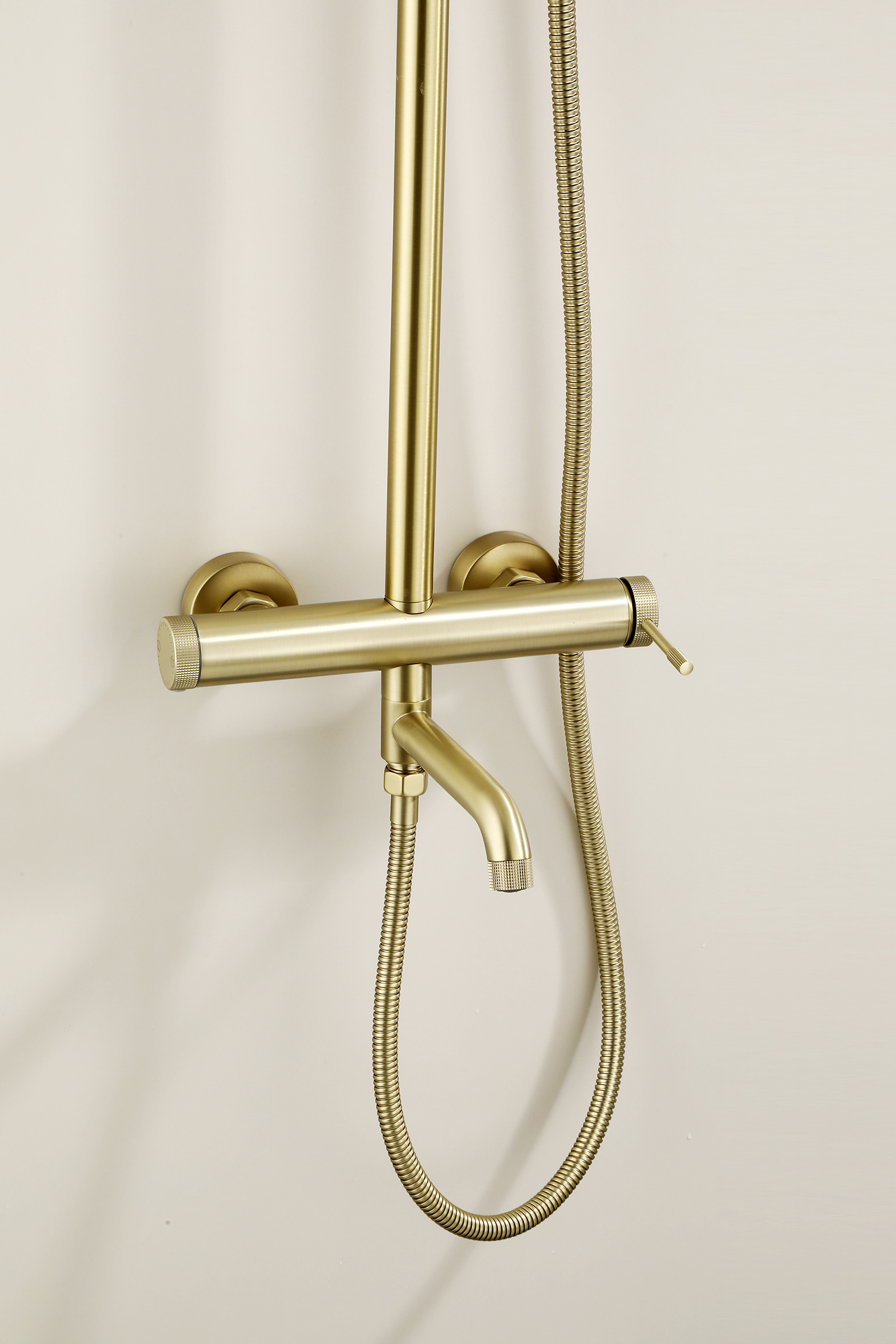 33098-D Однорукий душевой релинг (Мат. Золото)  HansenPRO  (5/1шт)