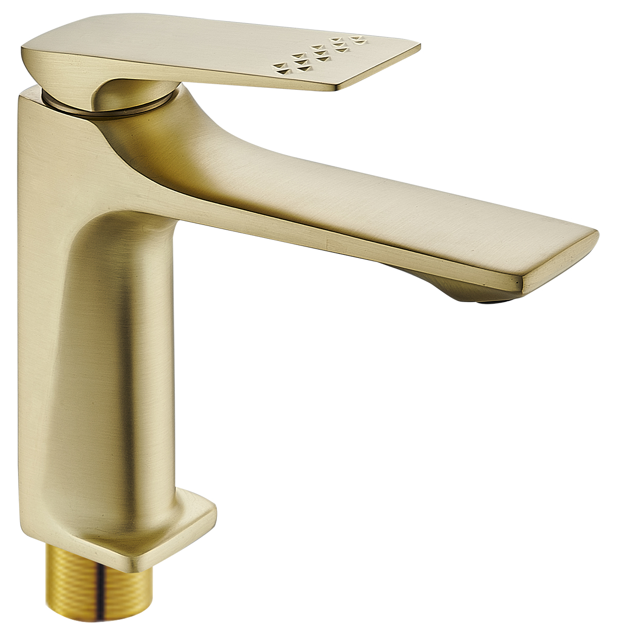 10020-S Смеситель для умывальника (Мат. Золото) HANSEN  (10/1шт)