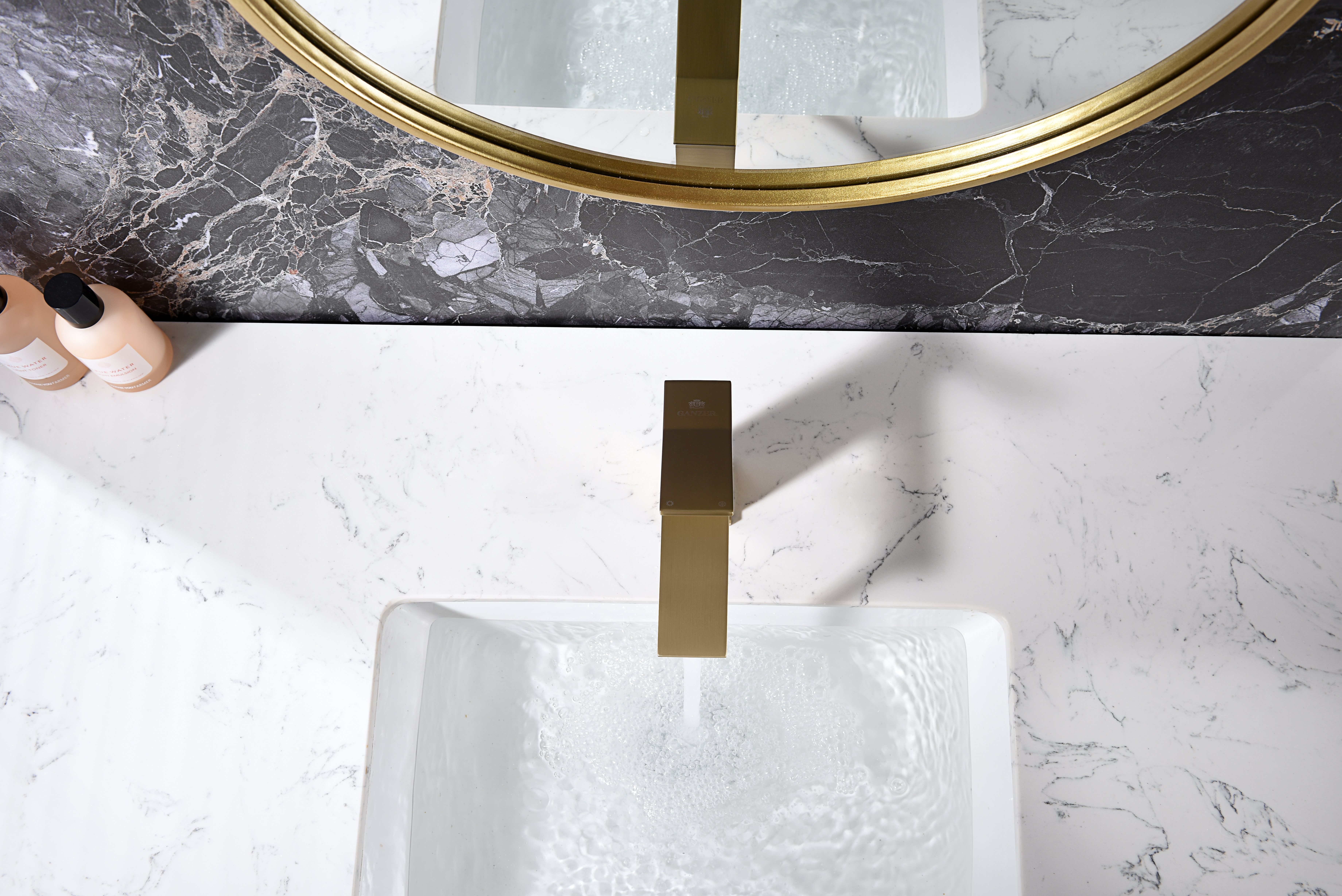 05111-S Смеситель од. для раковины (Мат. Золото) GANZER (10/1шт)