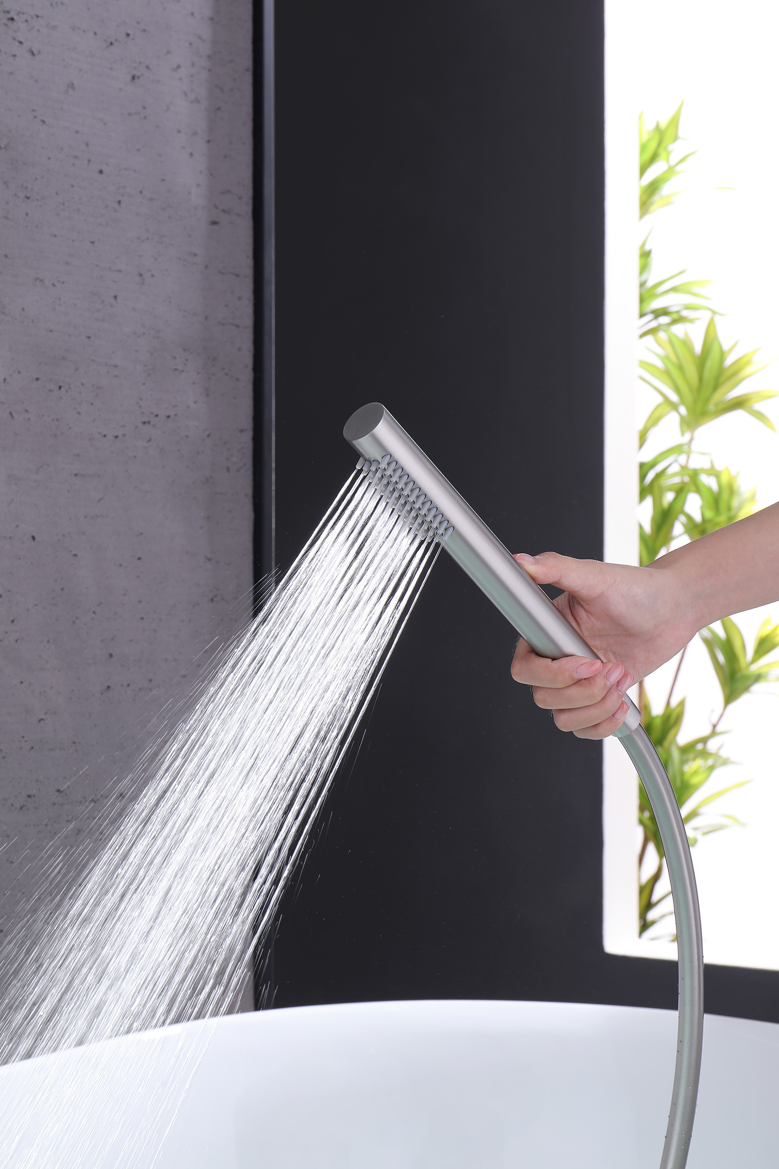 19134-G Встроенный смес. для ванны  (САТИН) GANZER  (6/1шт)