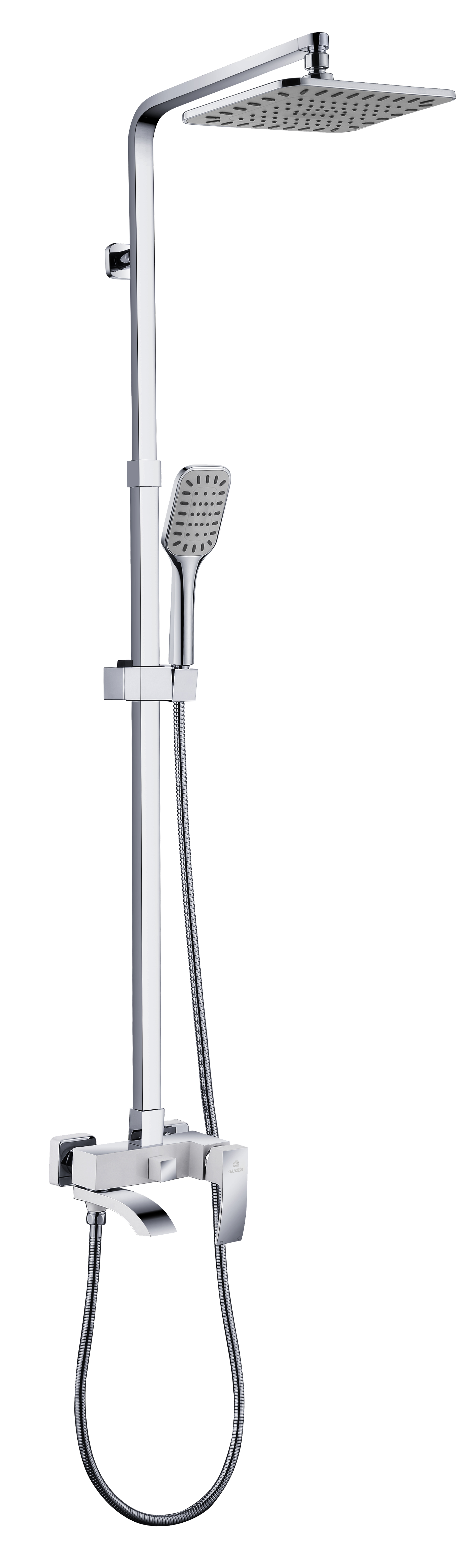 44061-F Душевой релинг  GANZER  (5/1шт) Л/К