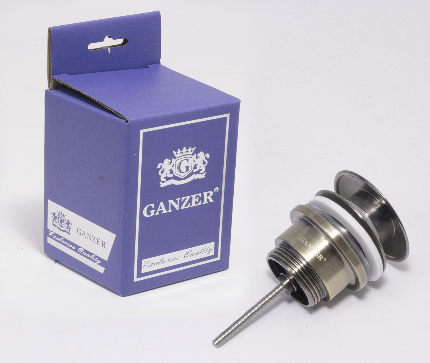 Донный клапан универсал.  (БРОНЗА)  GANZER (50/1шт)