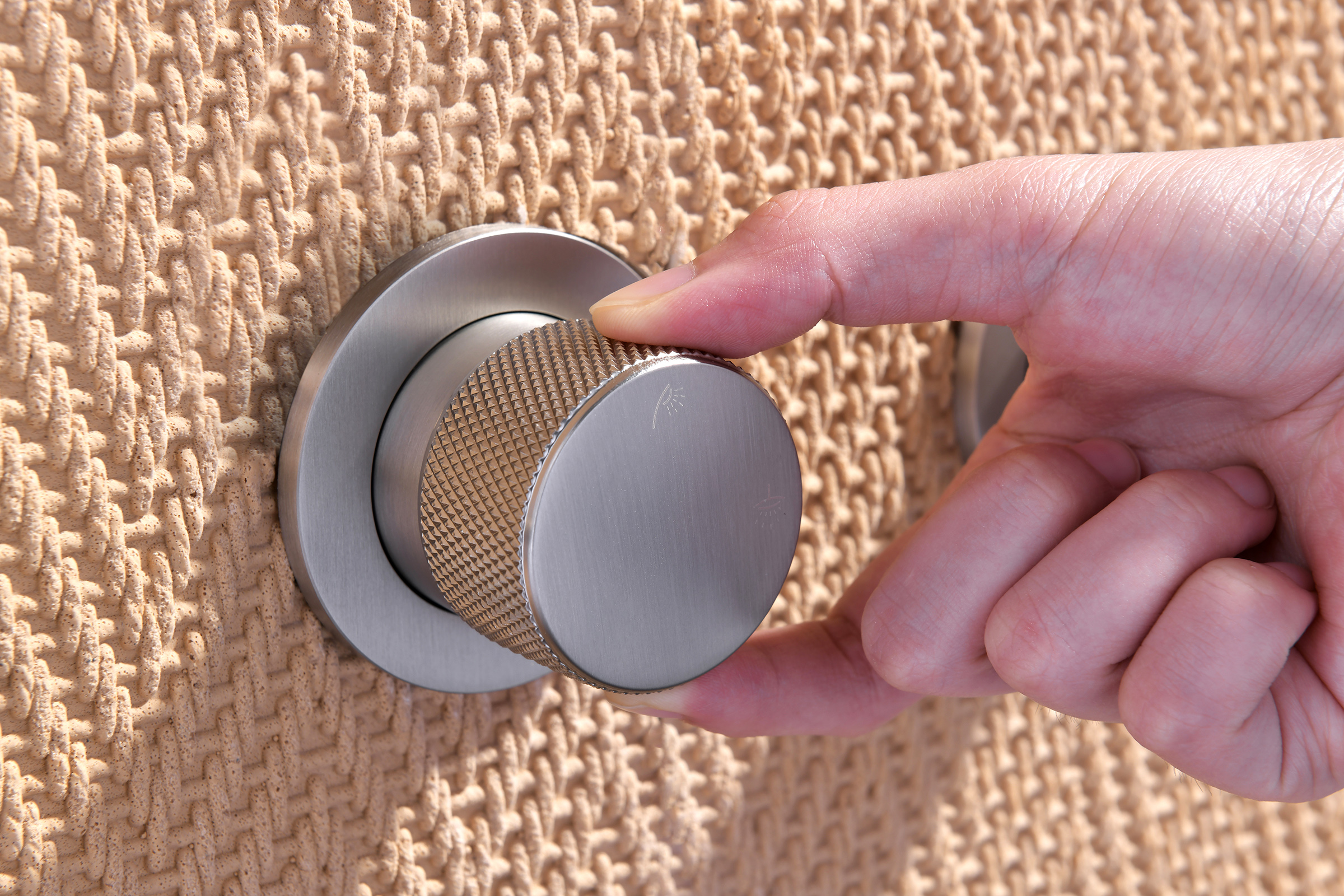 19164-G Встроенный смес для душа с 2-функ. (САТИН) GANZER  (6/1шт)