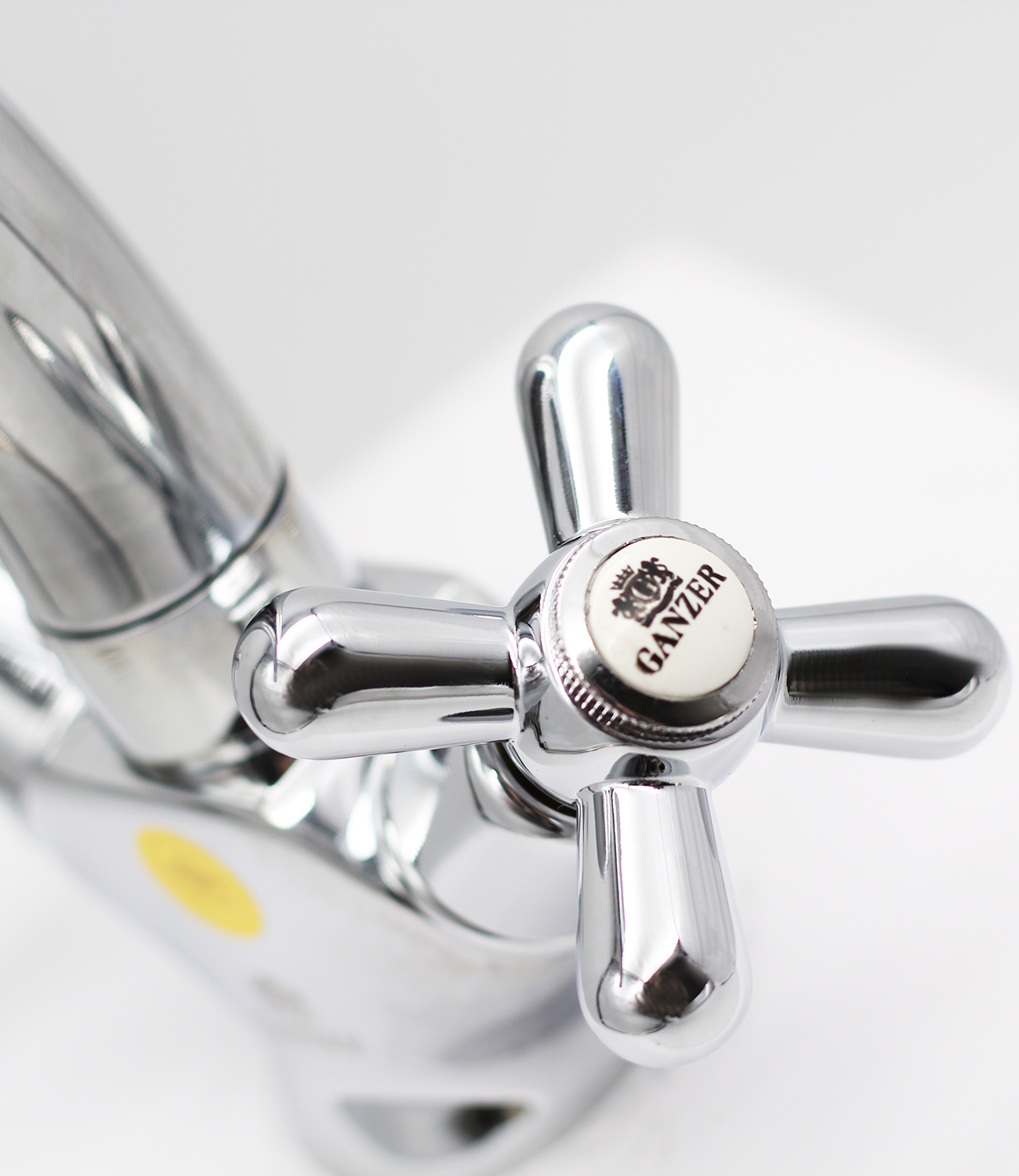 13021 Смеситель двухвентельный для кухни "GANZER"  (10/1шт)