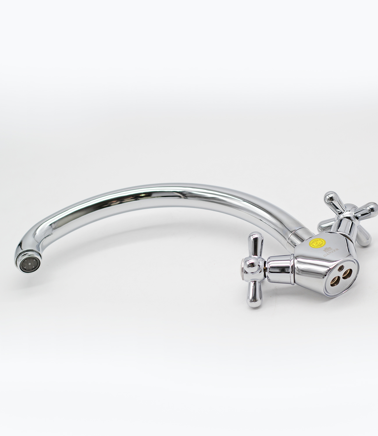 13023 Смеситель двухвентельный для кухни "GANZER