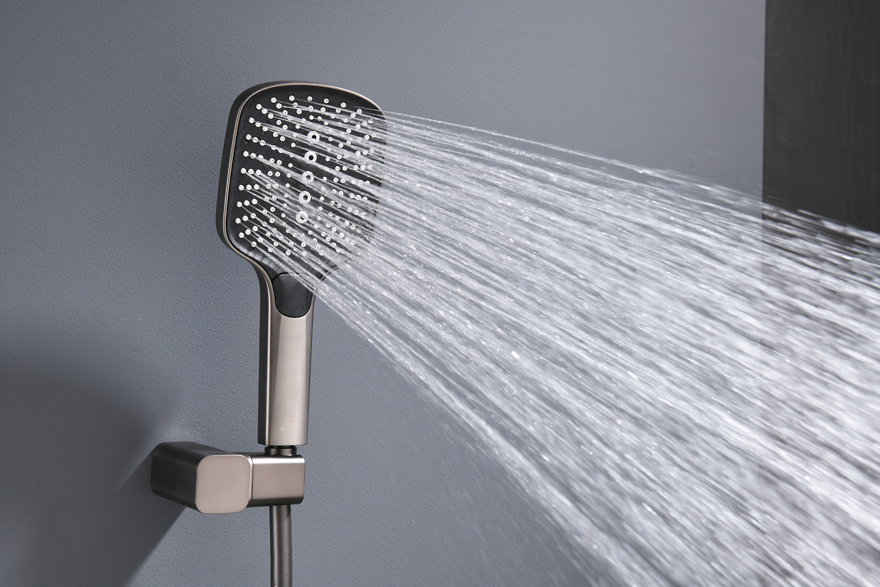 12165-Q Смеситель встраиваемый для душа с 3-функ. (ГРАФИТ) GANZER (6/1шт)