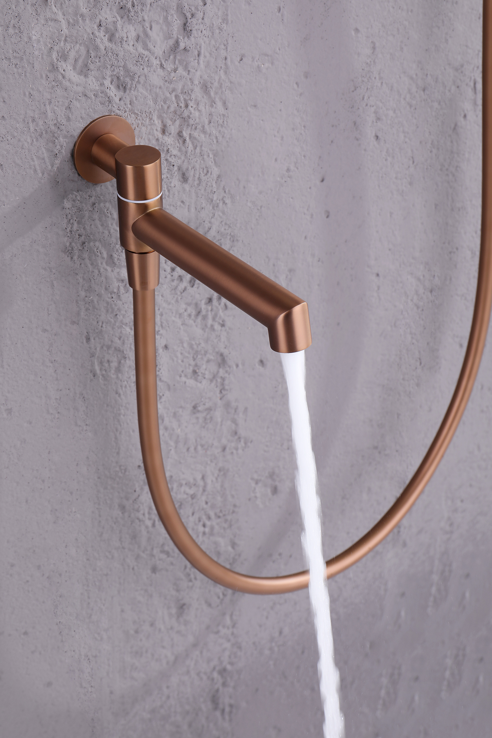 19165-R Смеситель встраиваемый для душа с 3-функ. (Роз. Золото) GANZER (6/1шт)