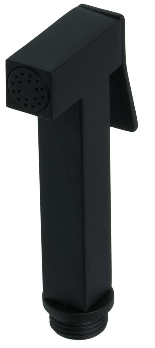 2040-C Лейка металл. для биде КВАДРАТ (ЧЕРНЫЙ) GANZER (100/1шт)