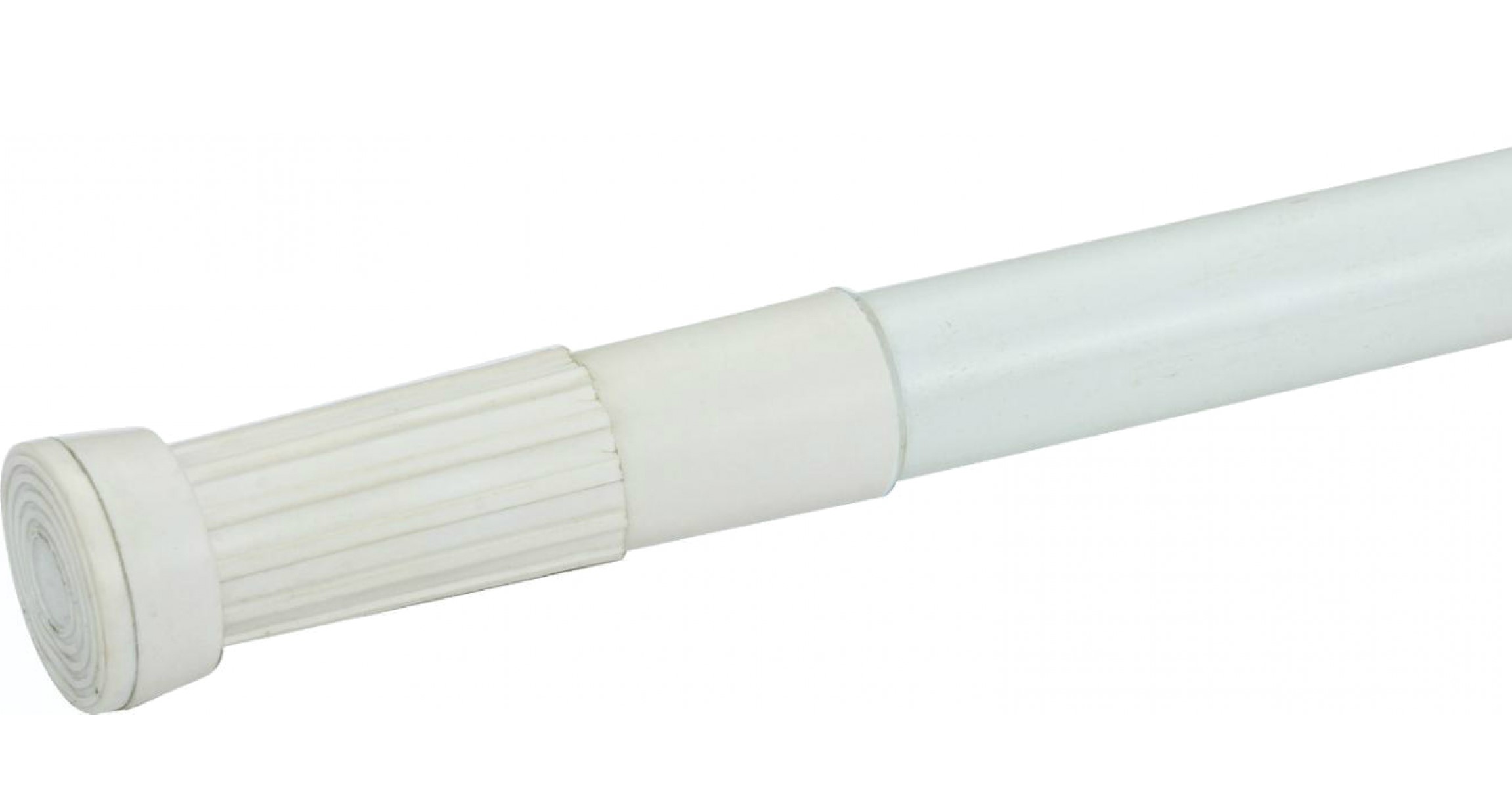 Карниз БЕЛЫЙ (длинный) для штор (140см-260см) САВОЛ  (60/1шт)