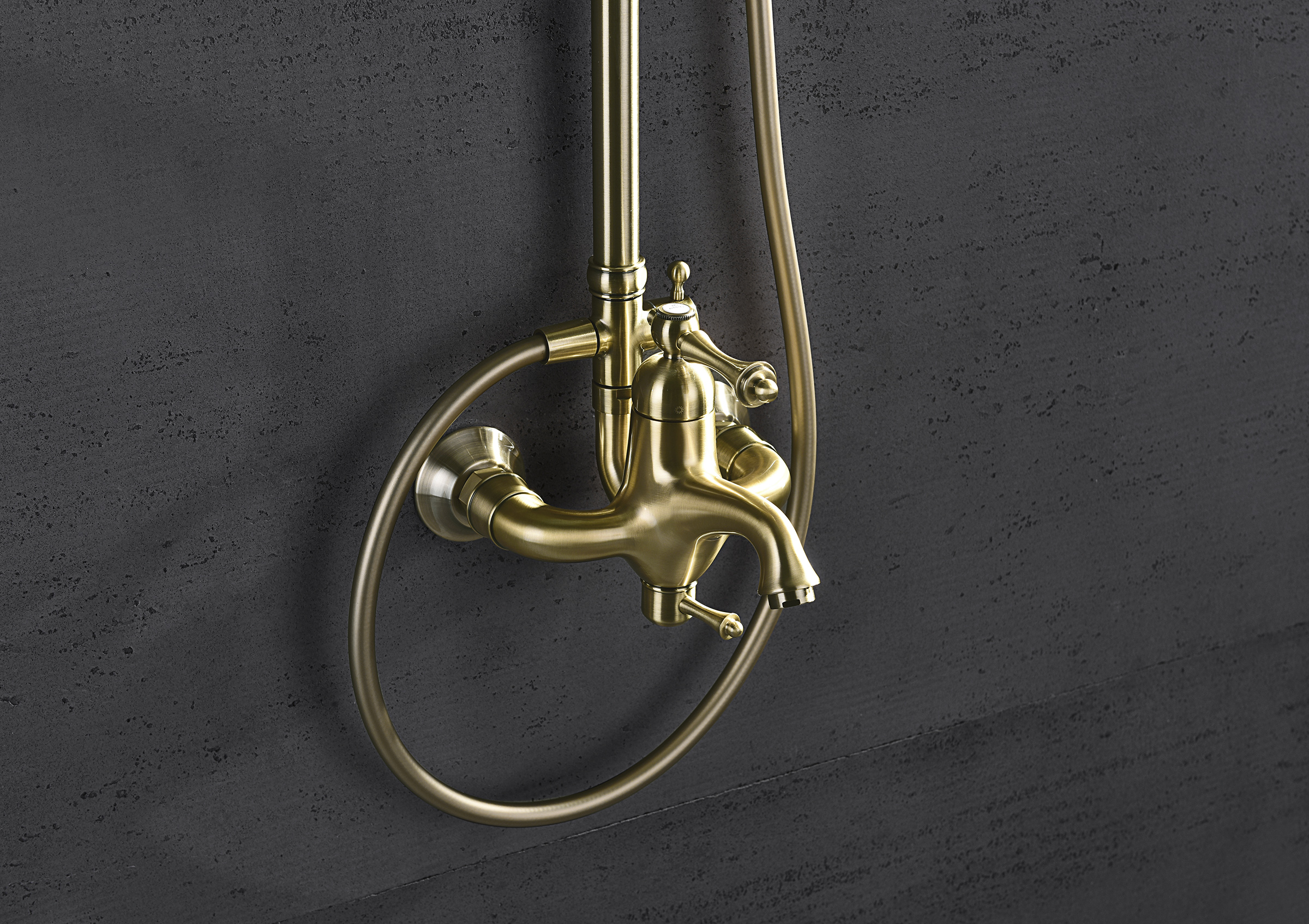 77161-D Душевая система (БРОНЗА) GANZER (4/1шт)