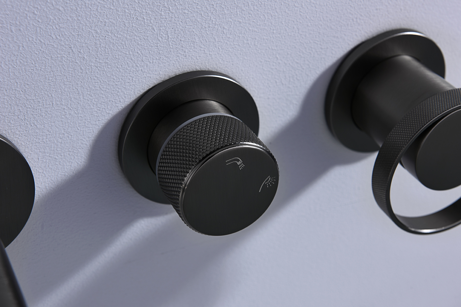 19134-Q Встроенный смес. для ванны  (ГРАФИТ) GANZER  (6/1шт)