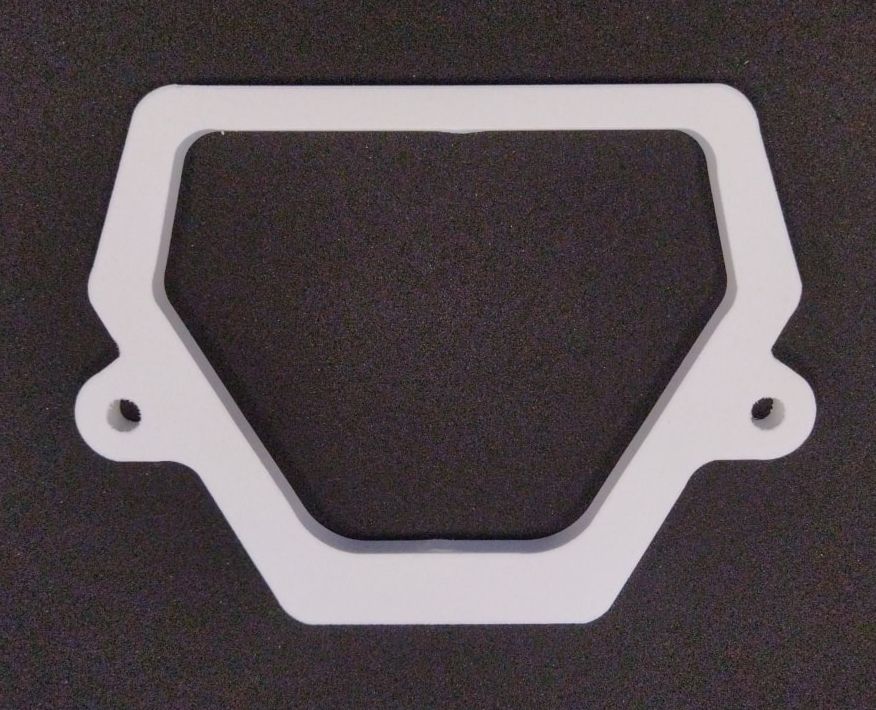 Прокладка между бачком и унитазом (ТРАПЕЦ.) БЕЛАЯ (50/5шт)