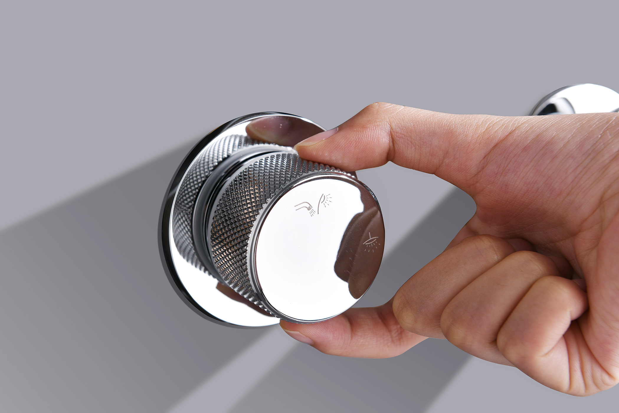 19165 Смеситель встраиваемый для душа с 3-функ. (ХРОМ) GANZER (6/1шт)