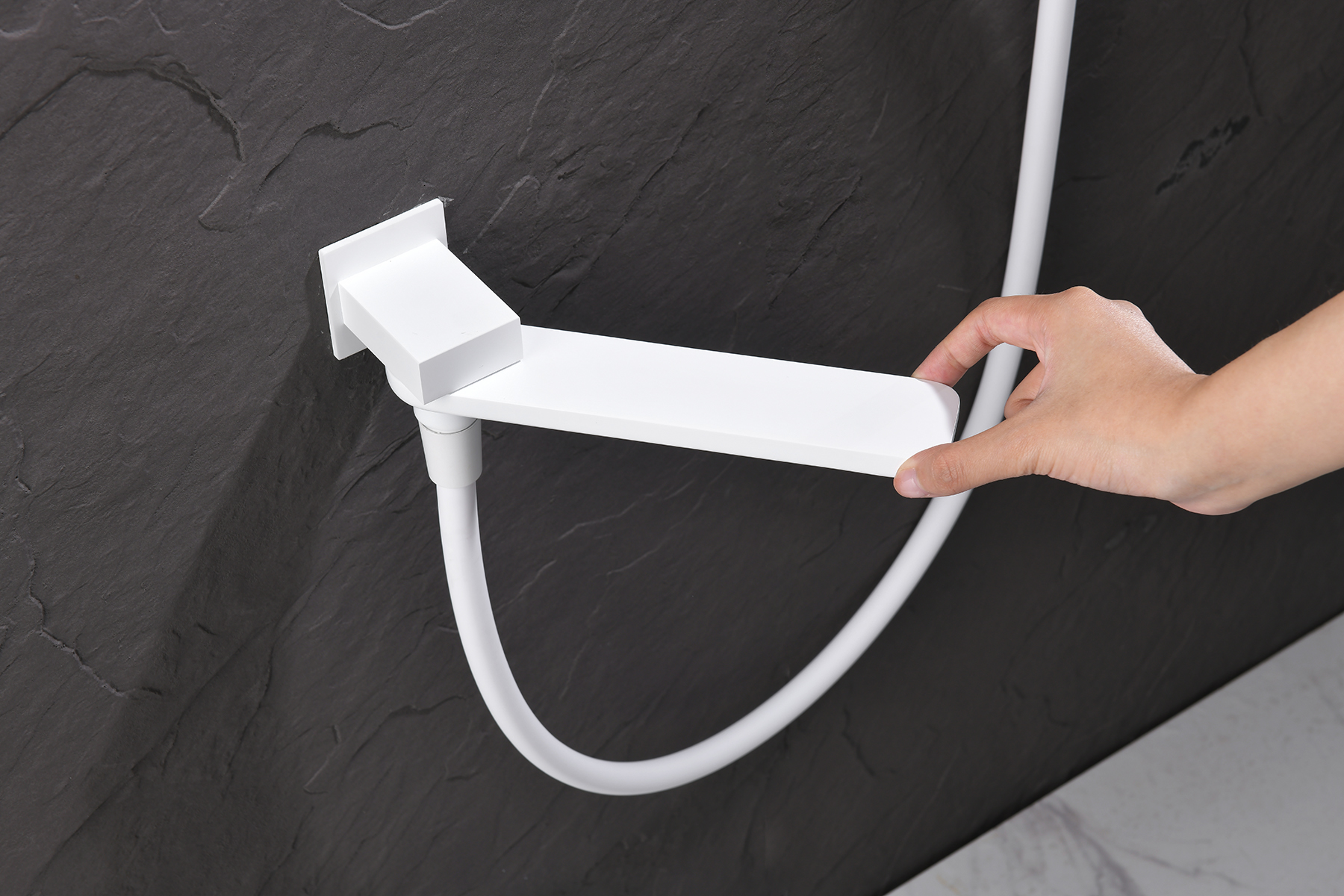 12165-F Смеситель встраиваемый для душа с 3-функ. (БЕЛЫЙ) GANZER (6/1шт)