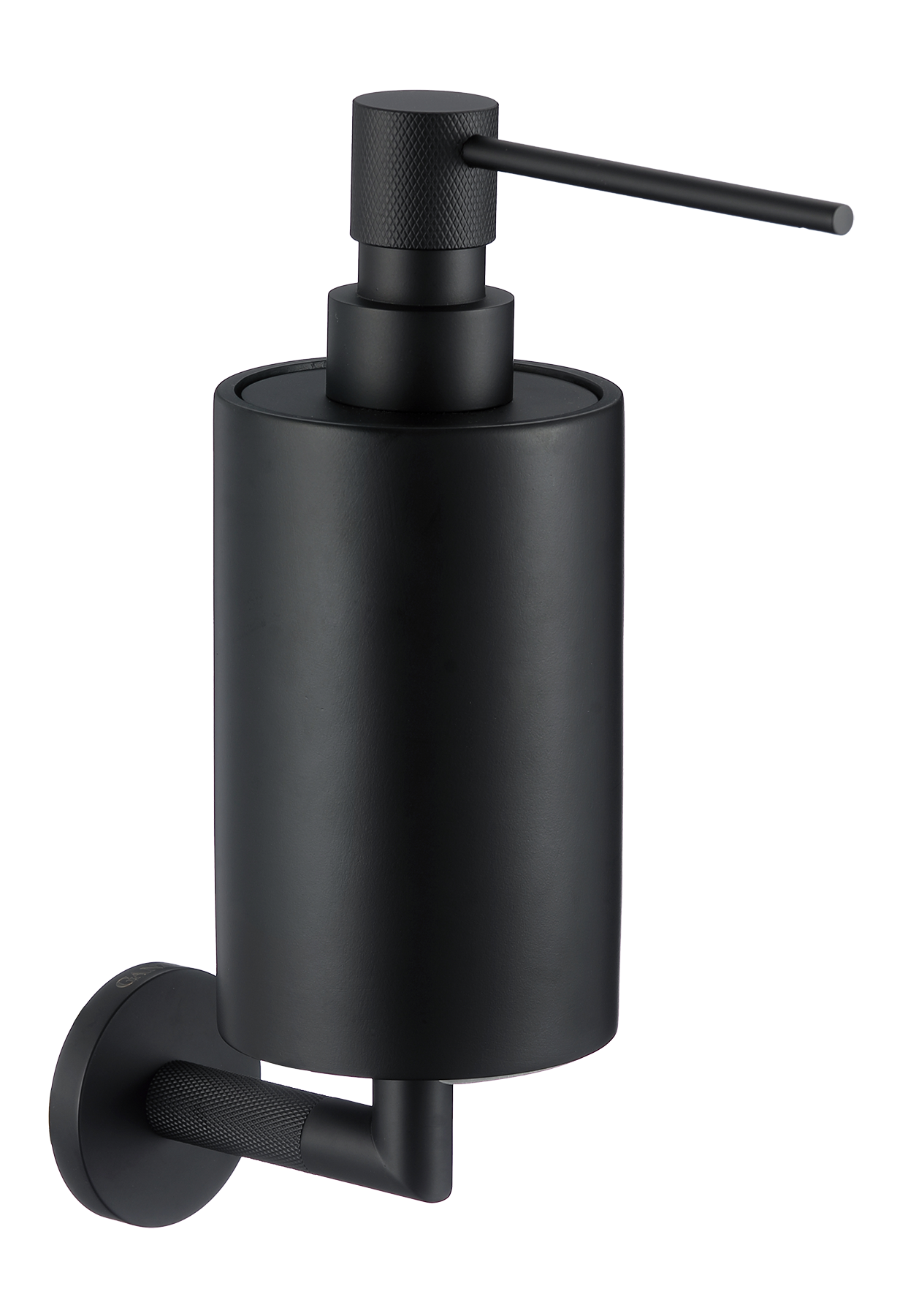 19527-C Дозатор кварил. для жидкого мыла  (ЧЕРНЫЙ) GANZER  (10/1шт)