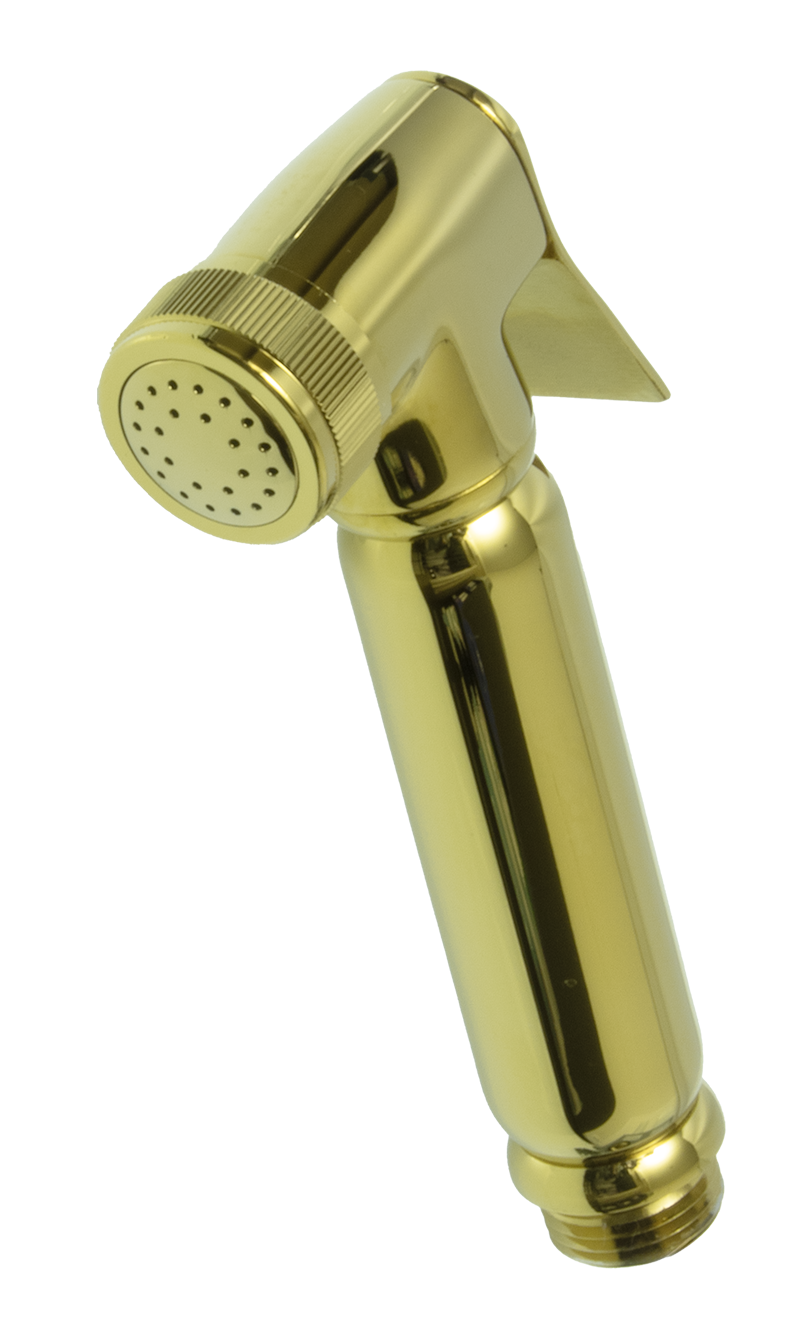 2011-E Лейка металл. для биде (ЗОЛОТО)  GANZER (50/1шт)