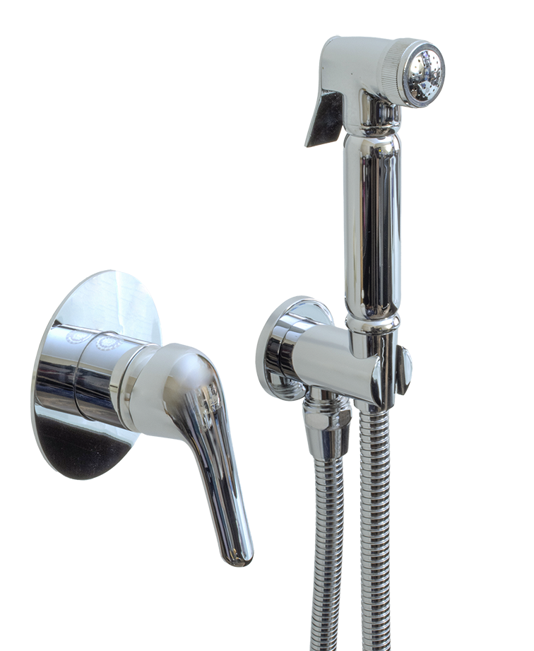 24056 Комплект скрыт. монтажа КРУГЛЫЙ "GANZER"  (10/1шт) Л/К