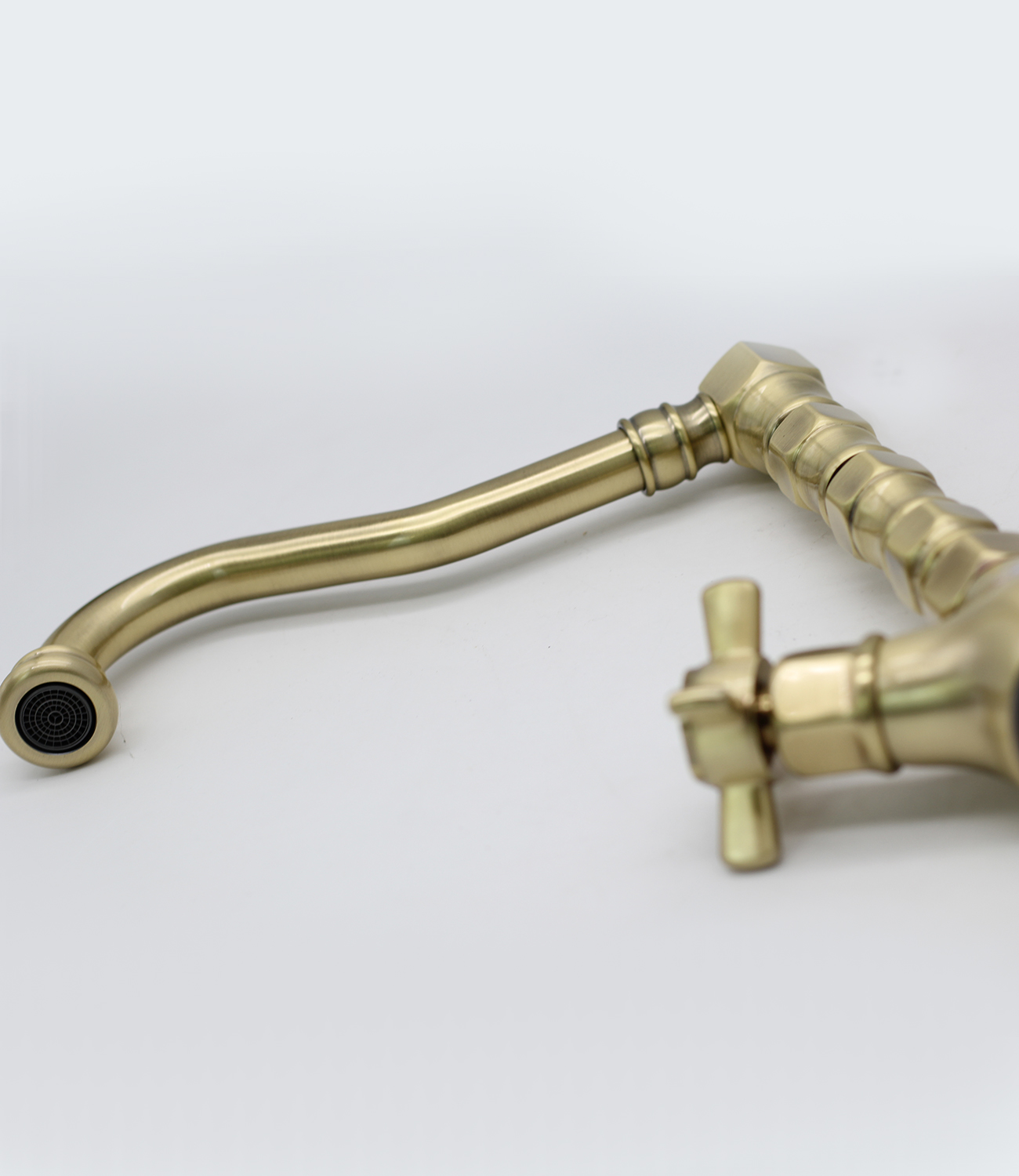 15022-D Смеситель двухвент для кухни БРОНЗ GANZER (10/1шт)