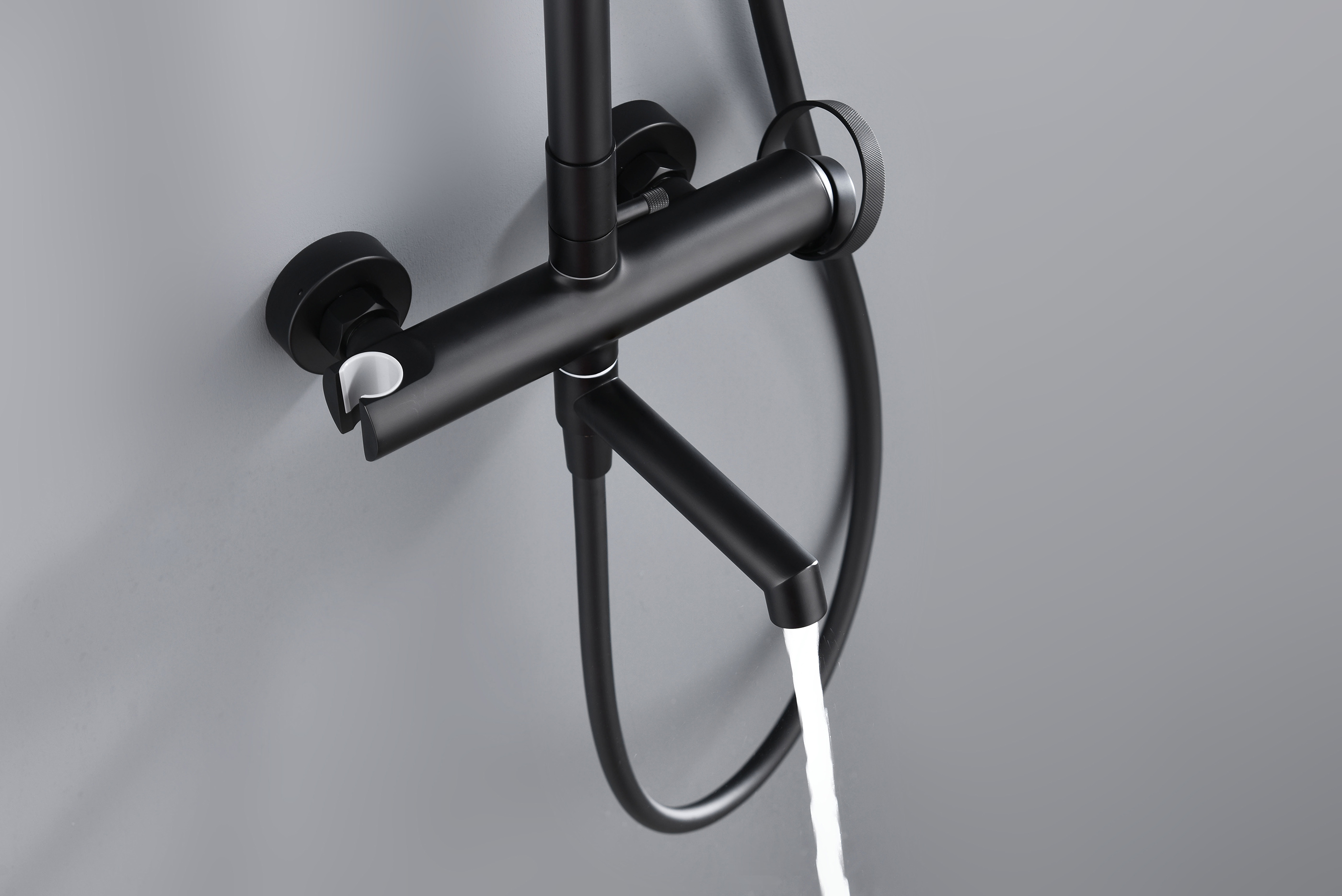 19162-C Душевая система (ЧЕРНЫЙ) GANZER (5/1шт)