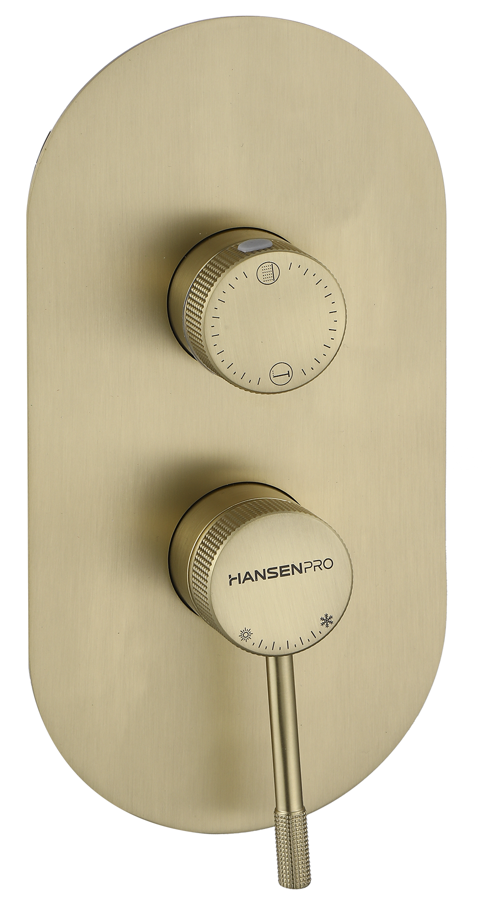 36098-D Смеситель встраиваемый для душа с 3-функ. (Мат. Золото) HansenPRO (5/1шт)