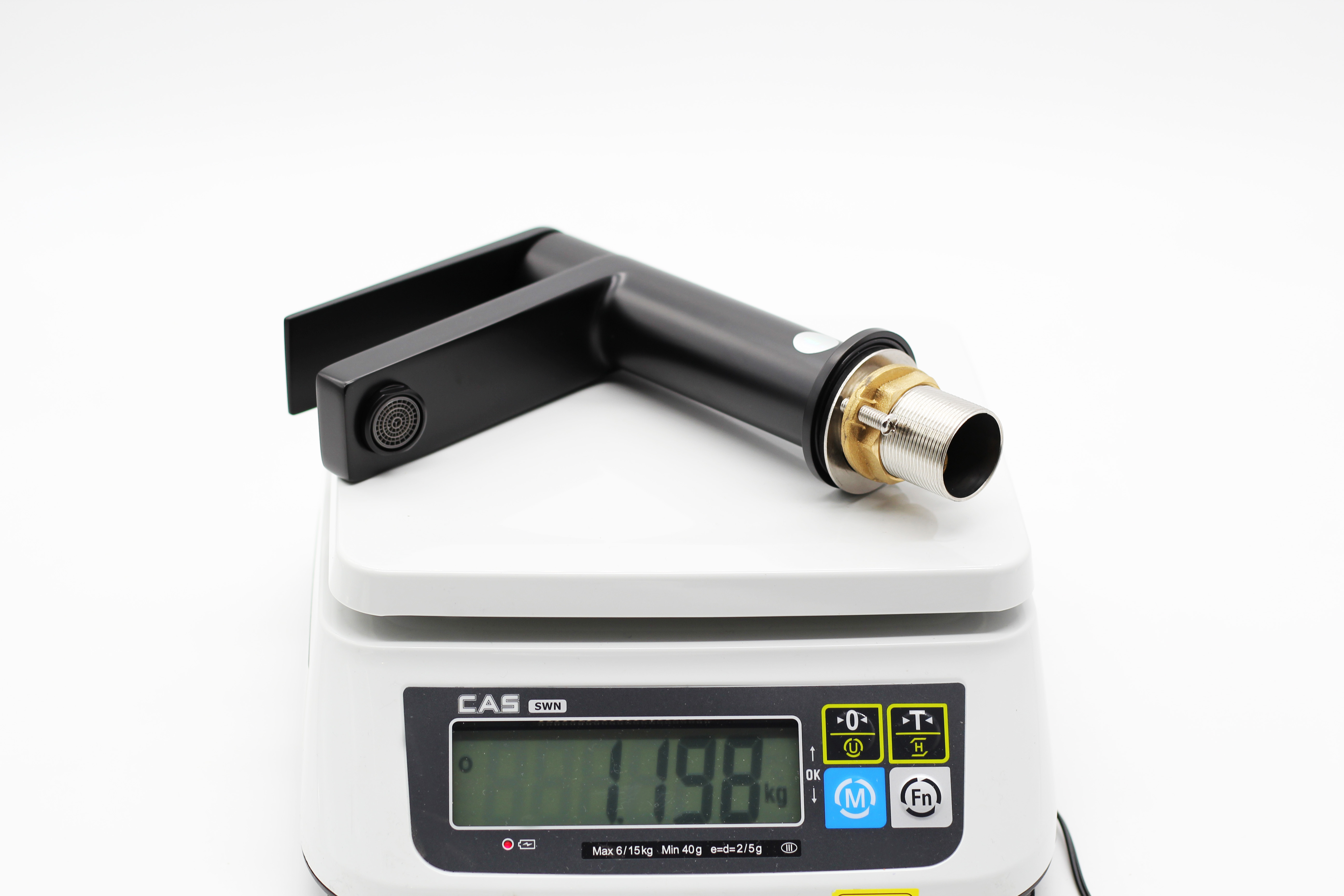 07011-C Смеситель для умывальника (ЧЕРНЫЙ) "GANZER"  (10/1шт)  Л/К