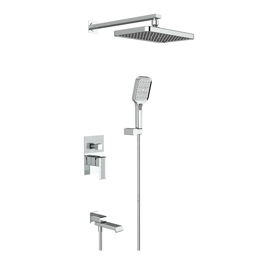 443563 Встроенный смес для душа с 3-функ. (ХРОМ) ViEiR  (6/1шт)