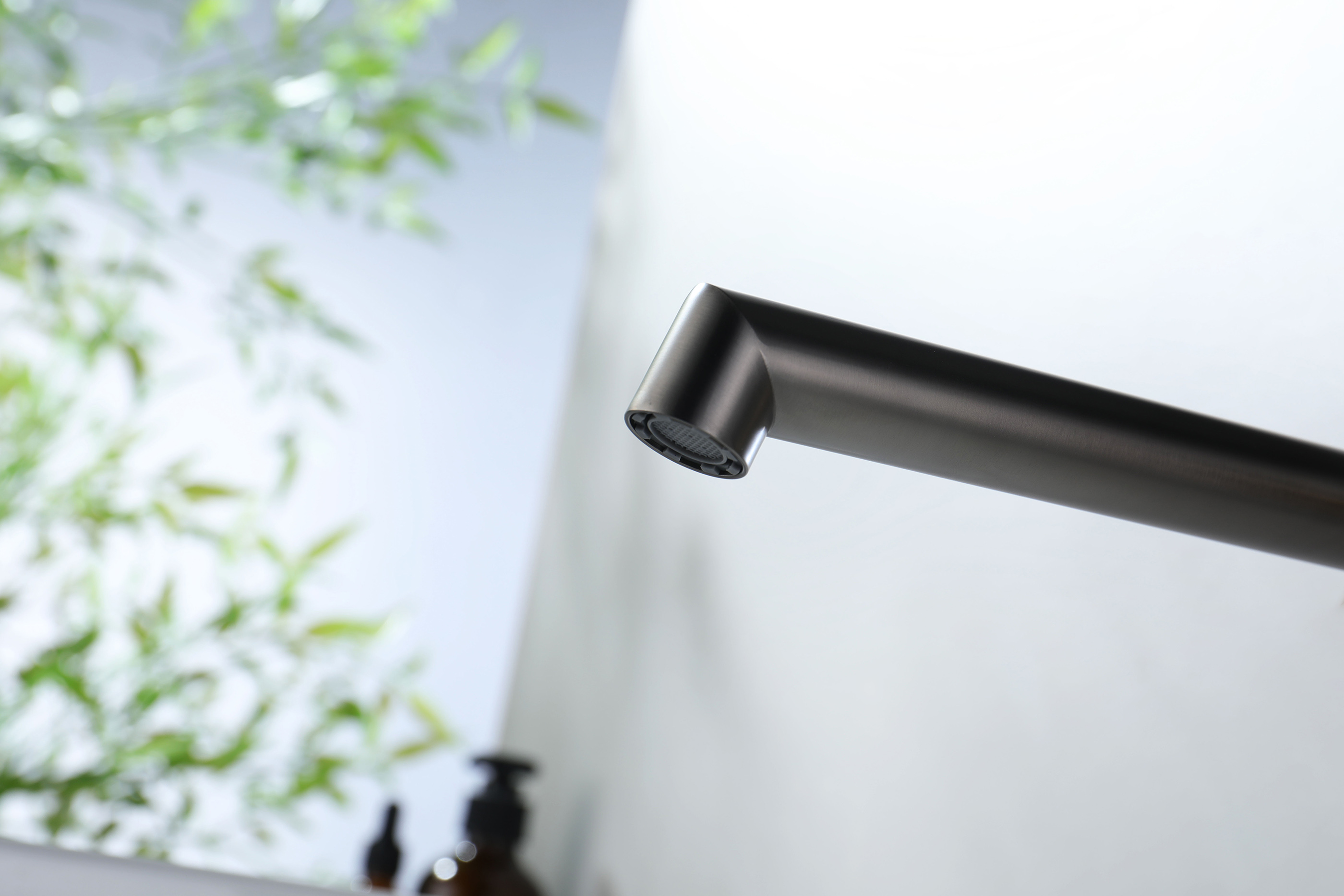 19144-Q Встроенный смес для рак. (ГРАФИТ) GANZER   (10/1шт)