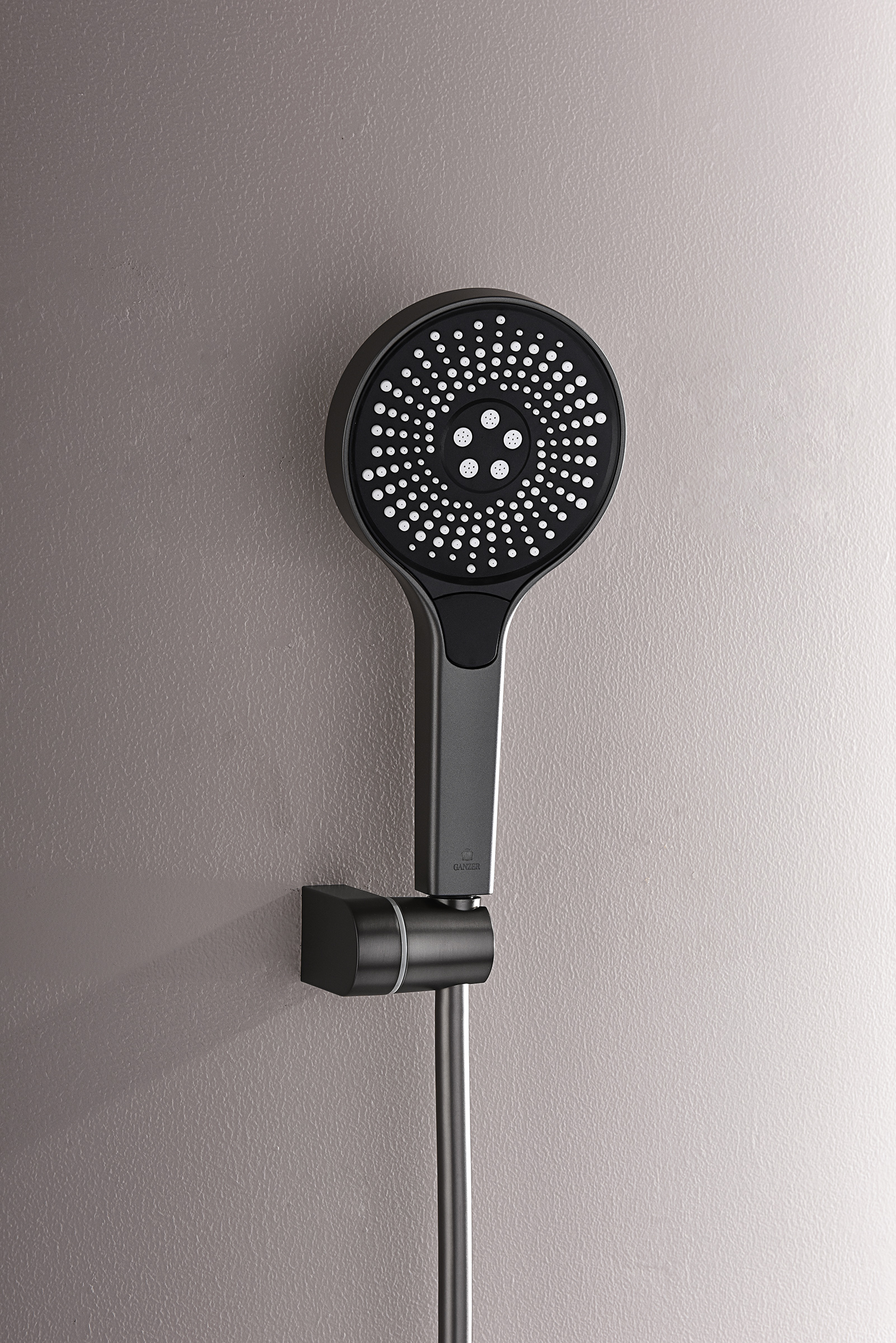 06165-Q Смеситель встраиваемый для душа с 3-функ. (ГРАФИТ) GANZER (6/1шт)