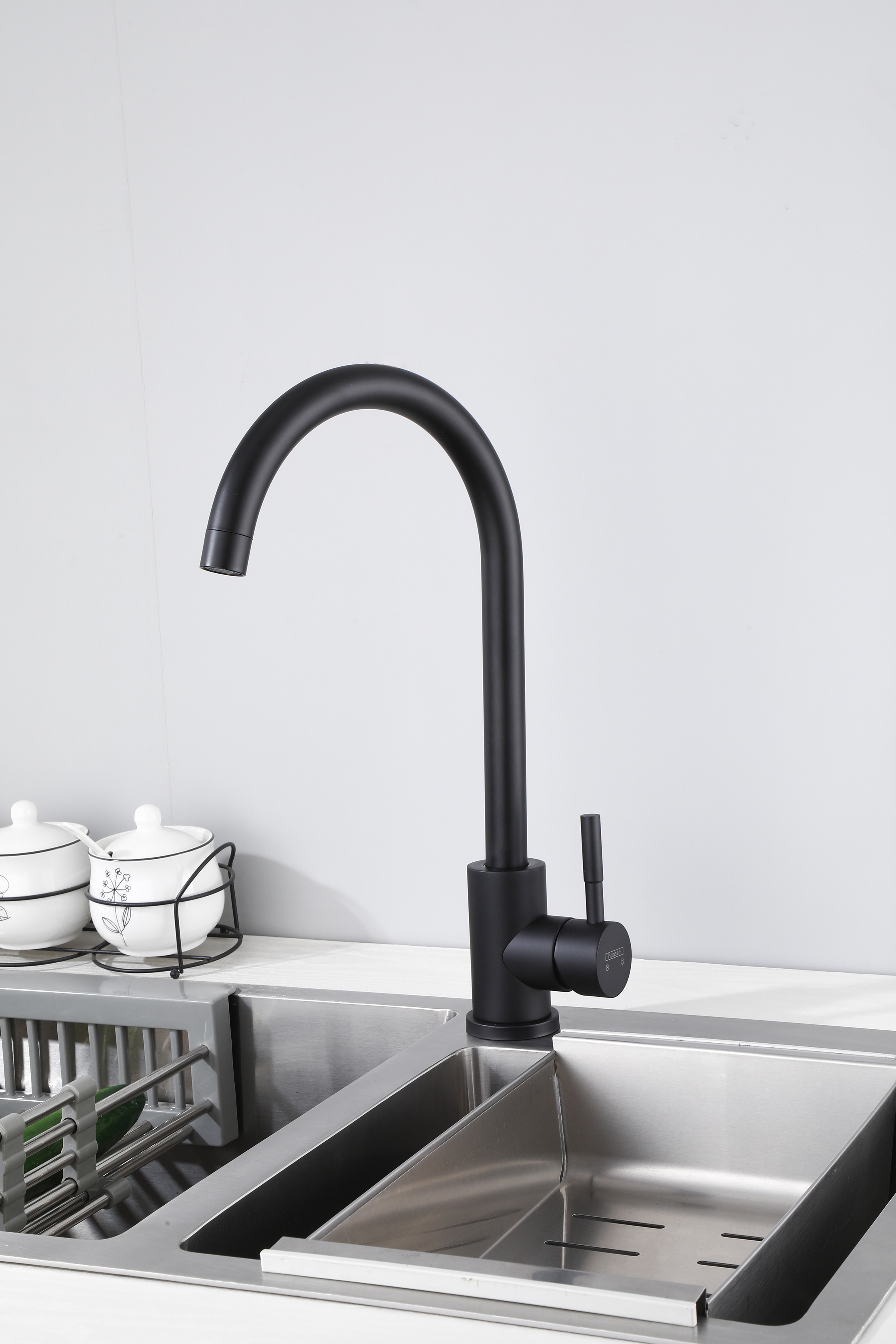 53304-C Смес. из НЕРЖ. для кух. (ЧЕРНЫЙ) HANSEN  (20/1шт)