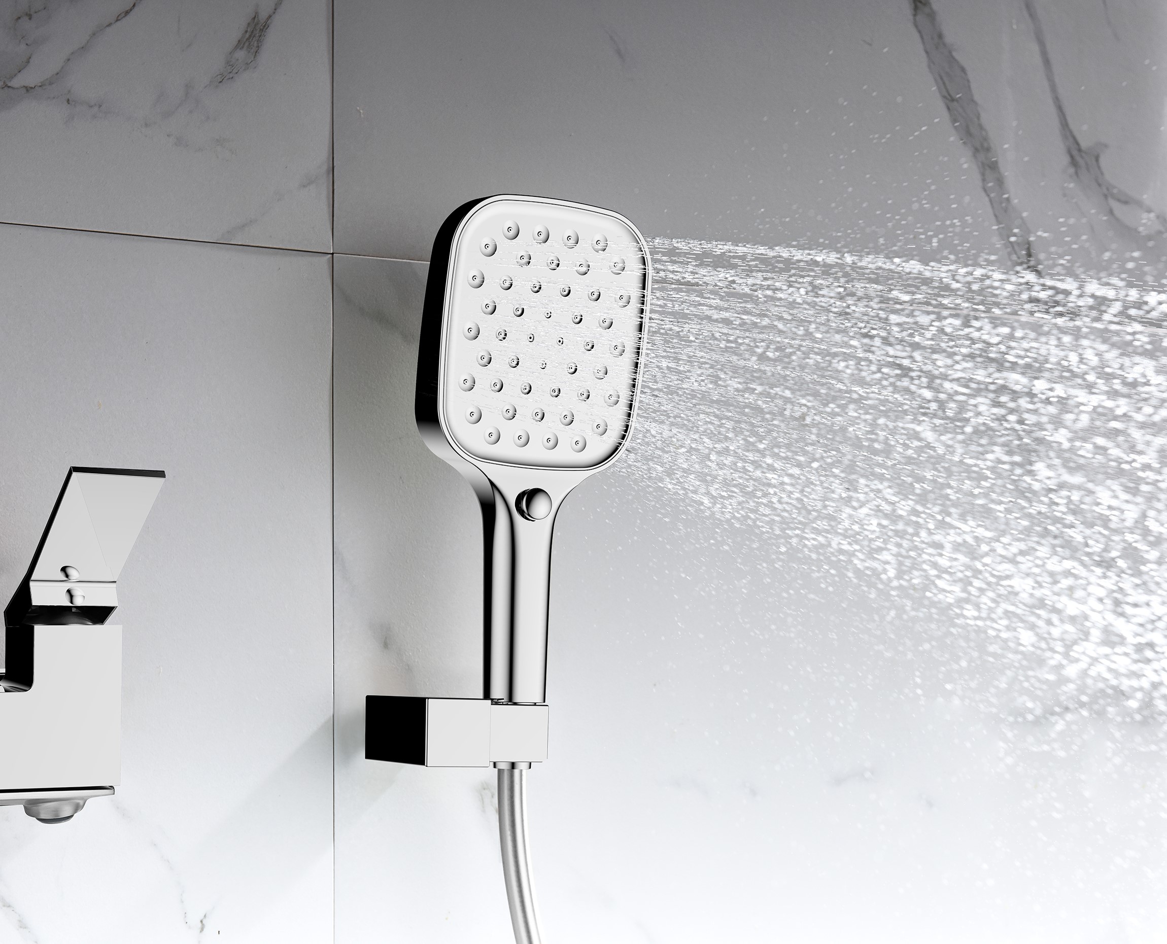 05132 Смеситель од. для ванны кор. (ХРОМ)  GANZER  (8/1шт)