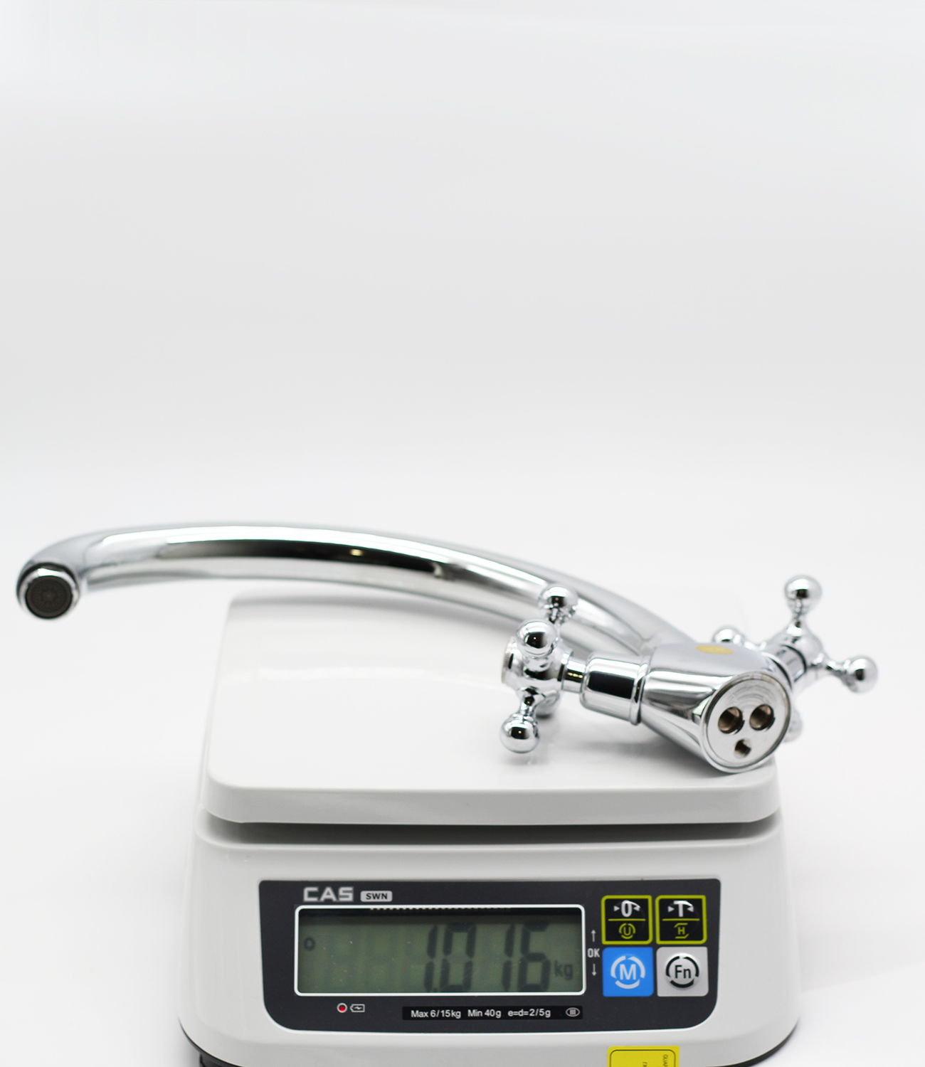 09021 Смеситель двухвентельный для кухни "GANZER"  (10/1шт)