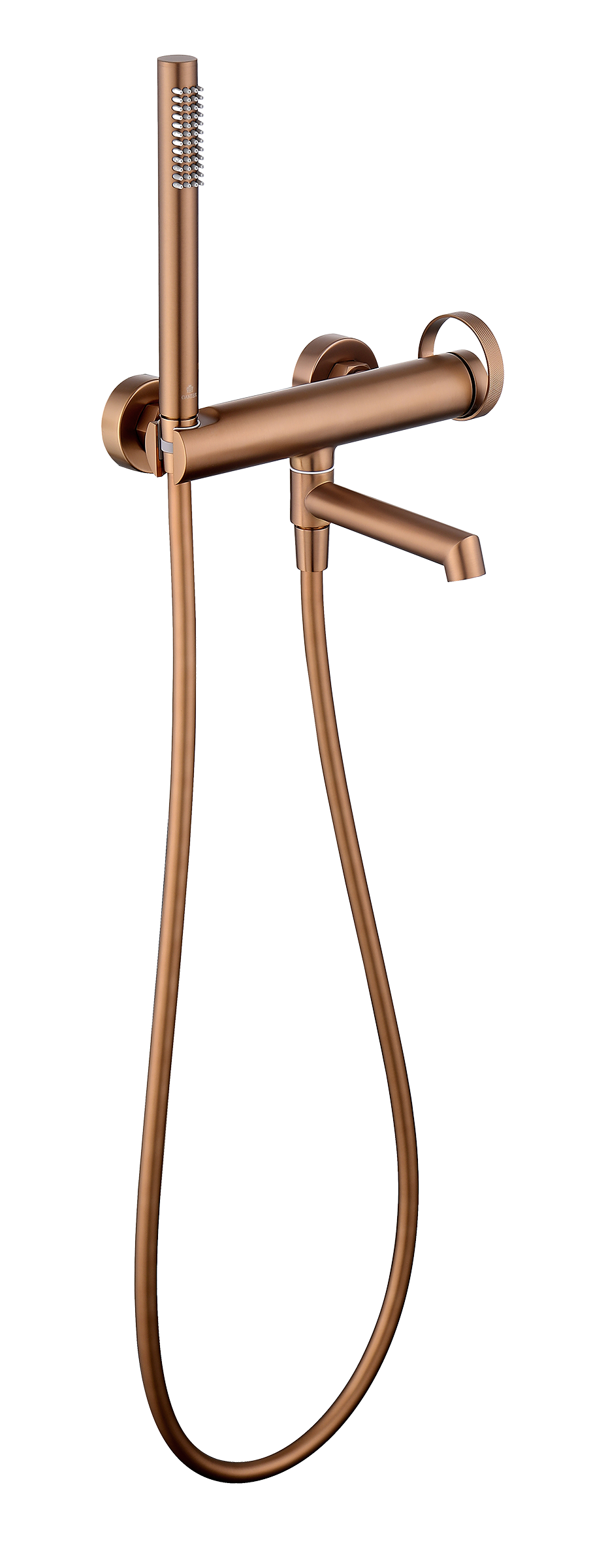 19132-R Смеситель од. для ванны кор. (Роз. Золото)  GANZER  (8/1шт)