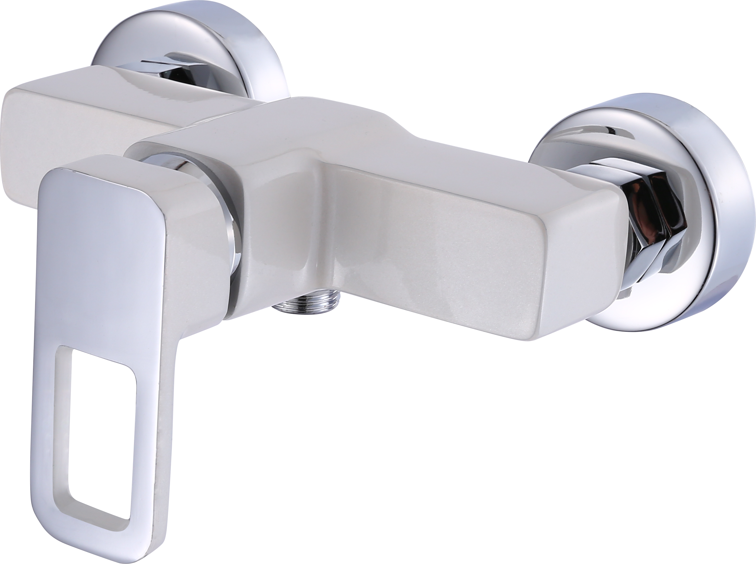 20008-F Смеситель для душевой кабины (БЕЛЫЙ) HANSEN  (10/1шт)