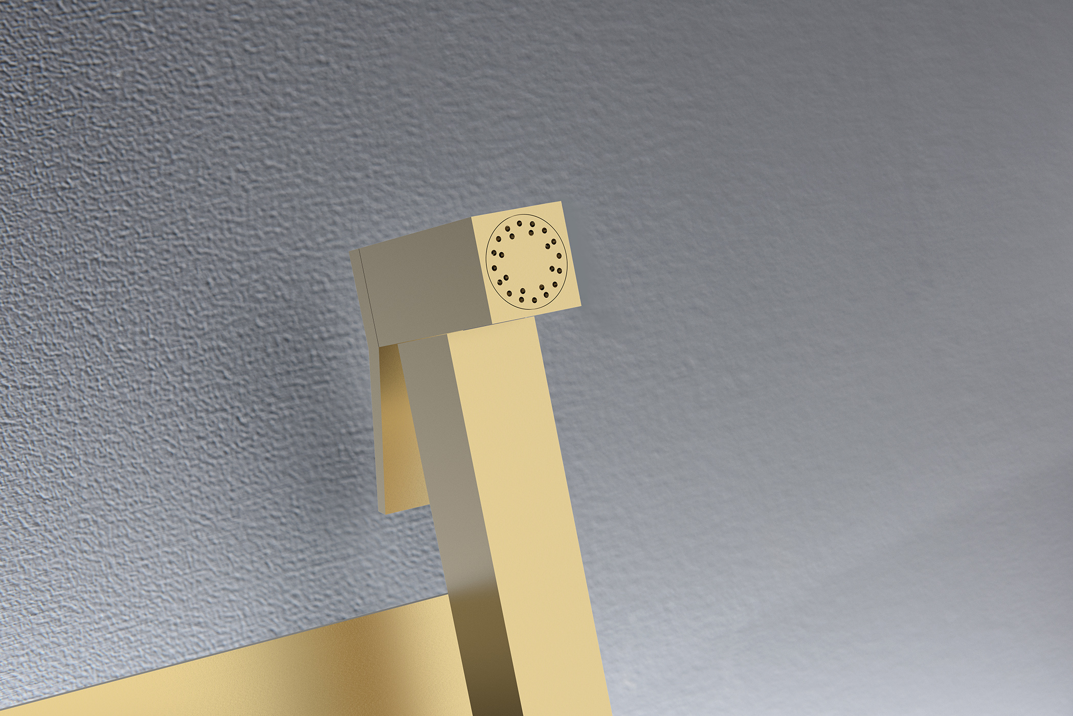 05157-S Смеситель встраиваемый с ГИГ. душом (Мат. Золото) GANZER (10/1шт)