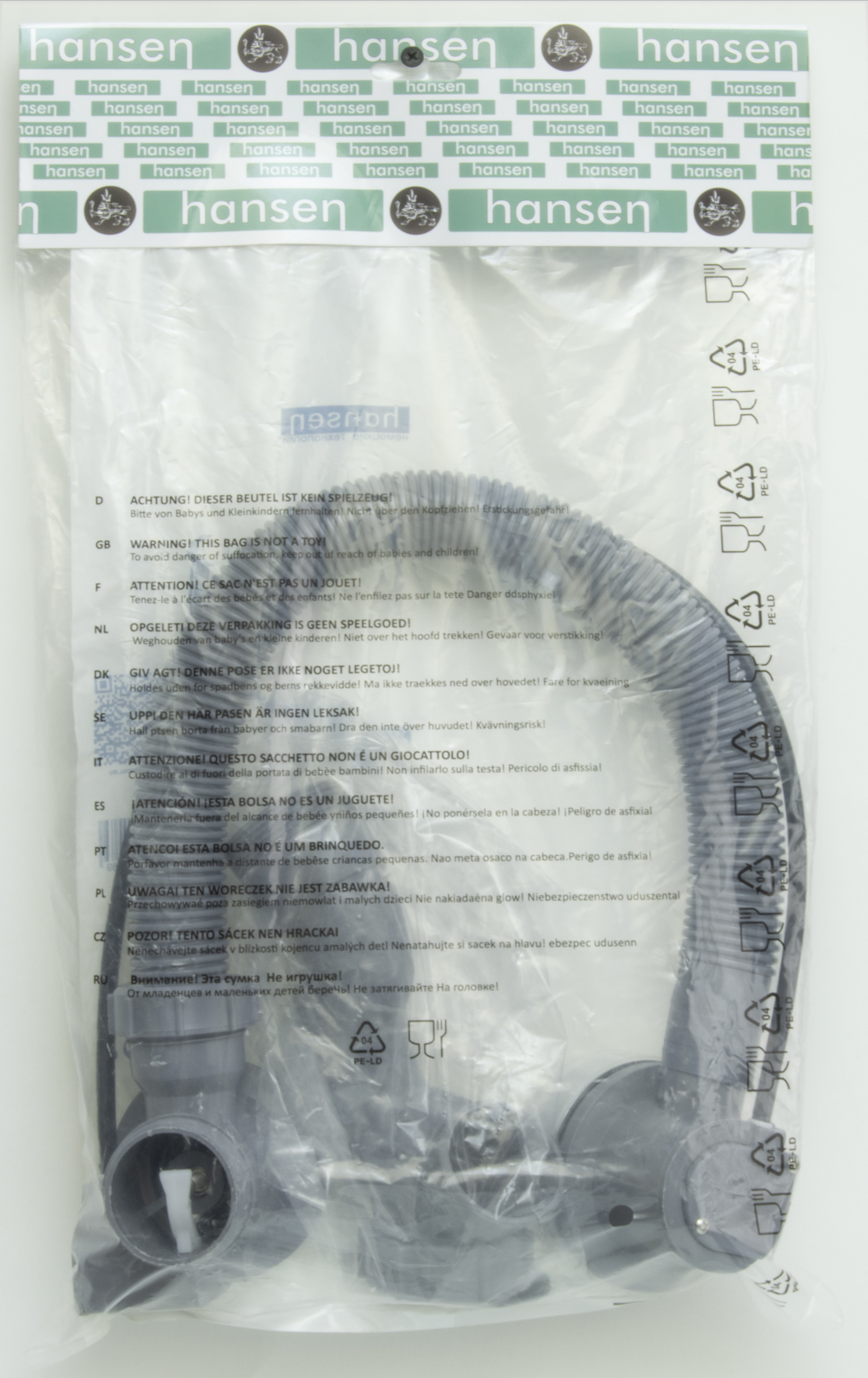 Пластиковая обвязка (полуавтомат) для ванны (ХРОМ)  HANSEN  (50/1шт)