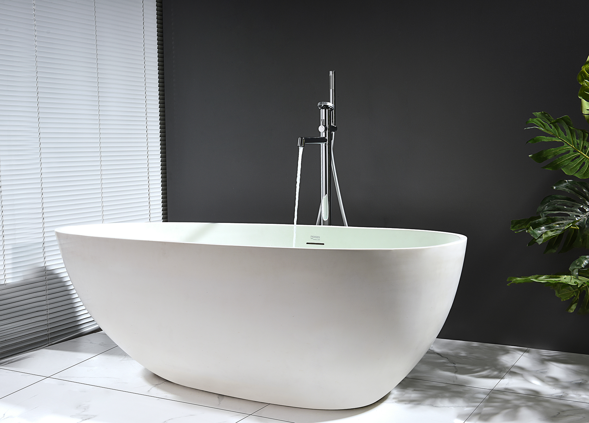 19181 Смеситель напольный для ванны (ХРОМ) GANZER  (5/1шт)